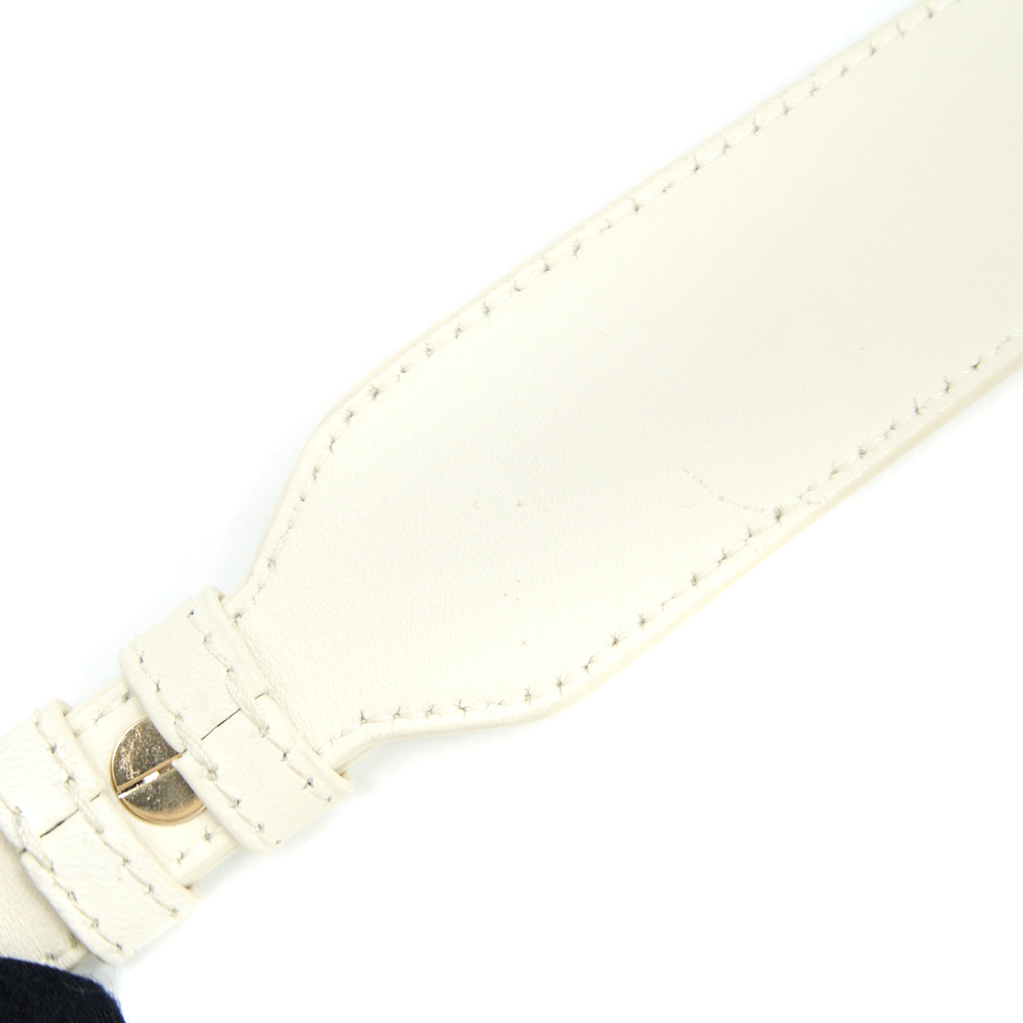 DIOR SMALL LADY DIOR LAMBSKIN WHITE LGHW