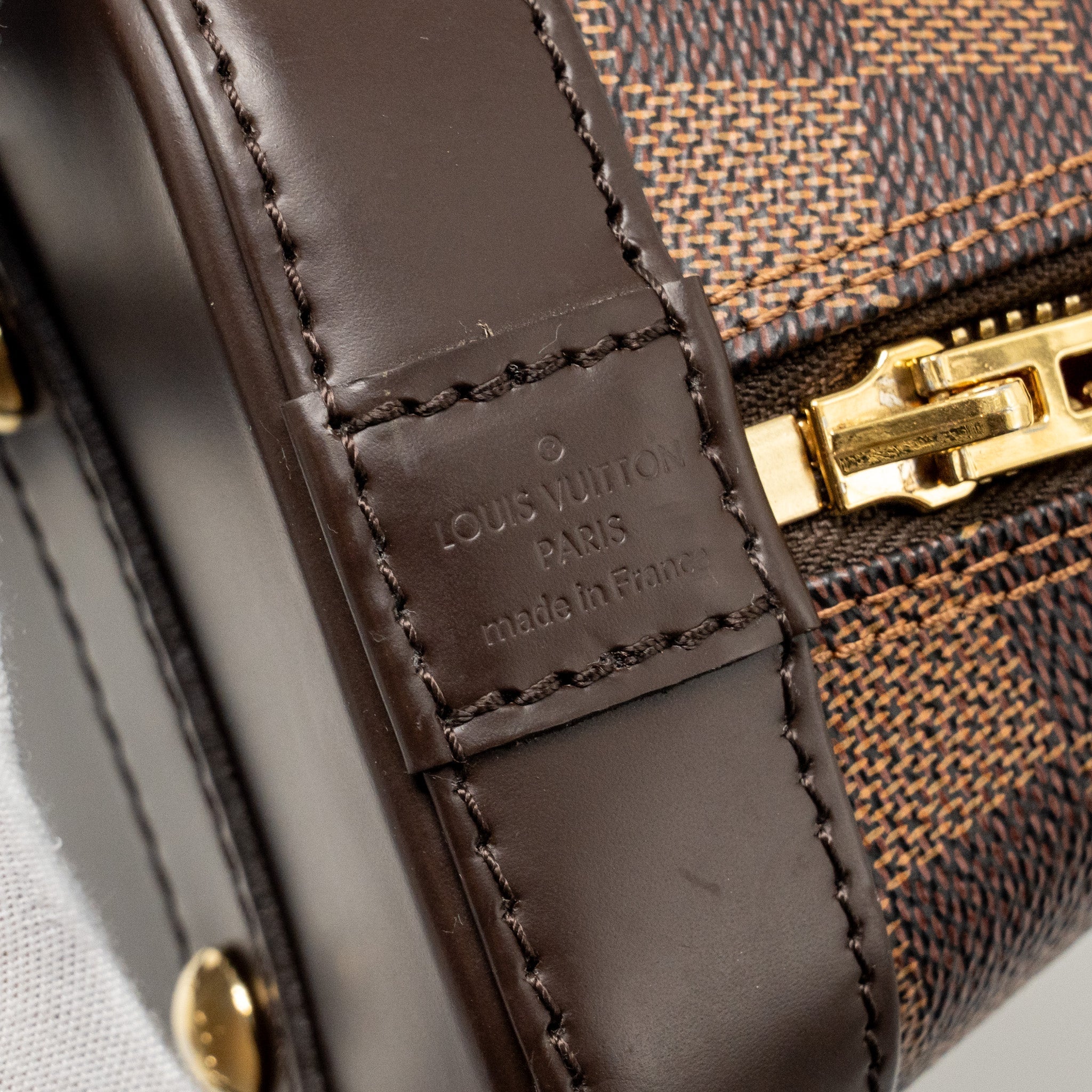 LOUIS VUITTON ALMA BB DAMIER EBENE GHW