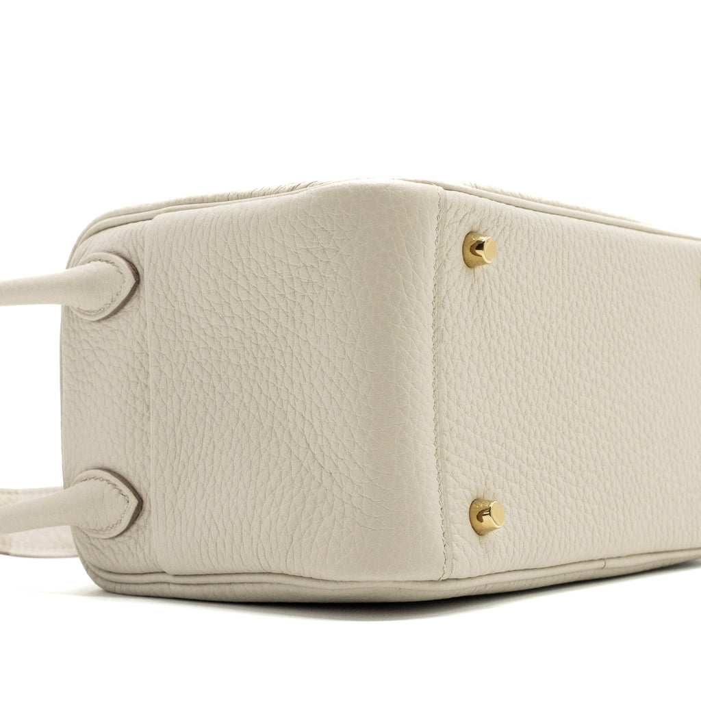 HERMES MINI LINDY CLEMENCE 8L BETON GHW
