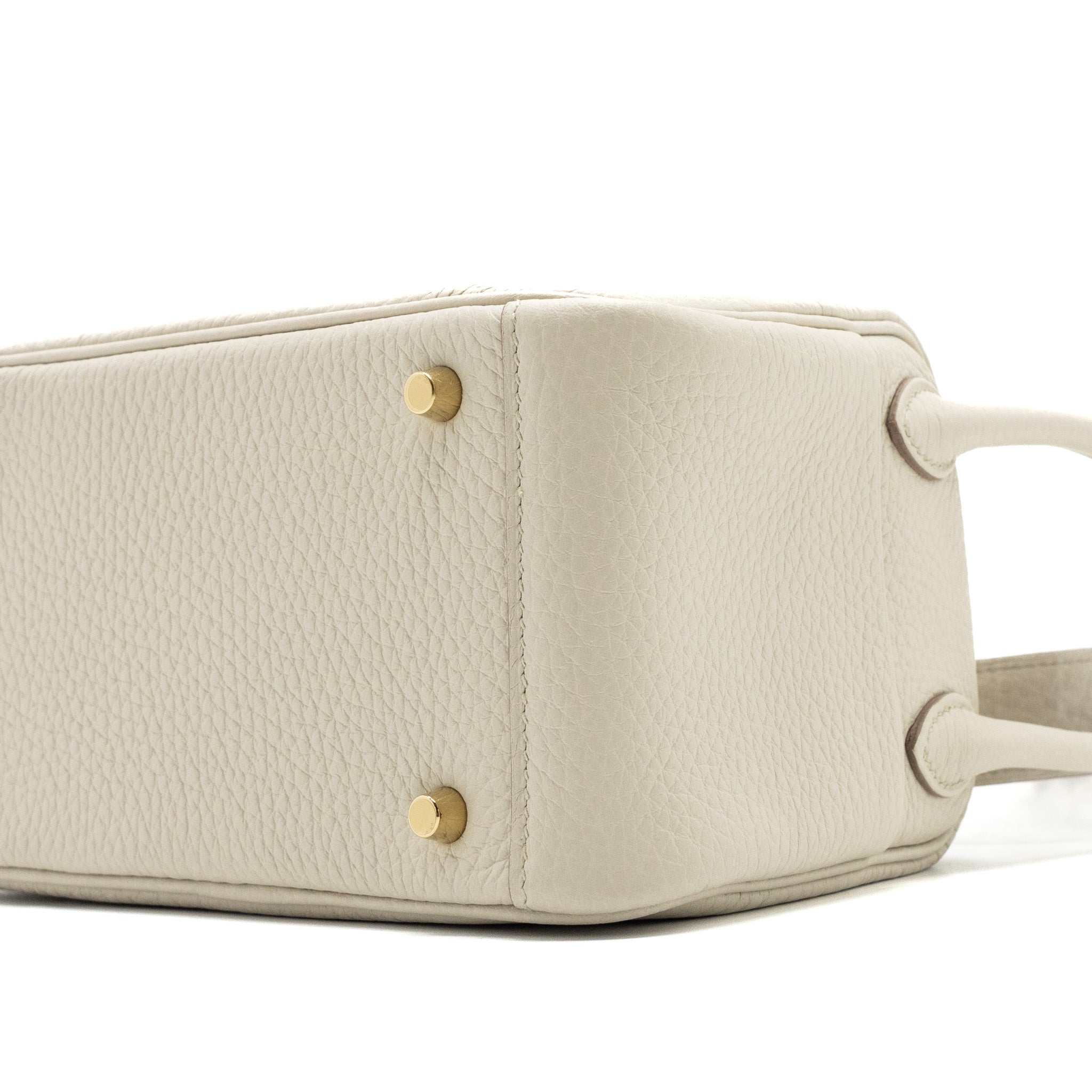 HERMES MINI LINDY CLEMENCE 8L BETON GHW