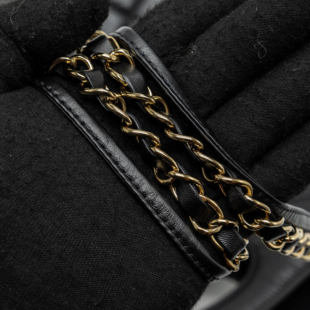 CHANEL LARGE 31 BAG AGED CALFSKIN BLACK LGHW (MICROCHIP)
