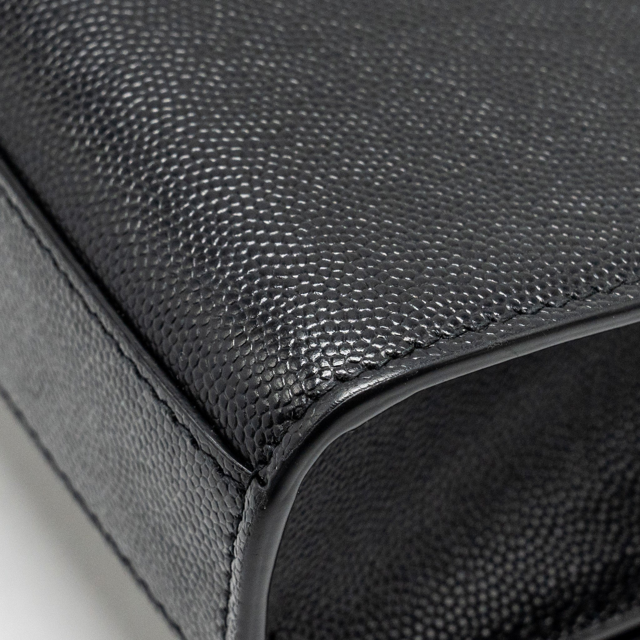 SAINT LAURENT /YSL KATE MEDIUM CHAIN BAG WITH TASSEL CALFSKIN BLACK SHW