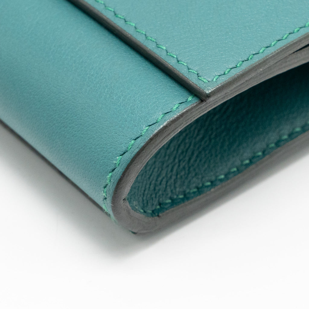 HERMES POCHETTE MEDOR 23 SWIFT MALACHITE SHW