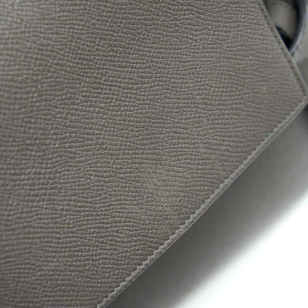 CELINE BELT BAG GRAINED CALFSKIN GREY GHW
