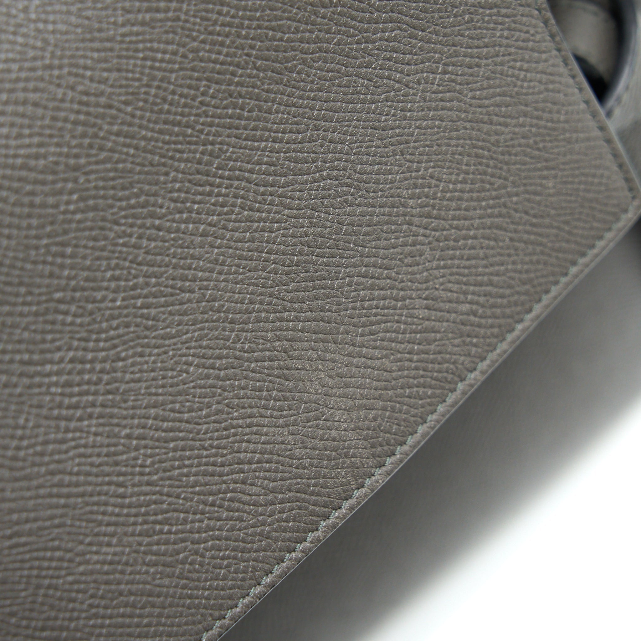 CELINE BELT BAG GRAINED CALFSKIN GREY GHW