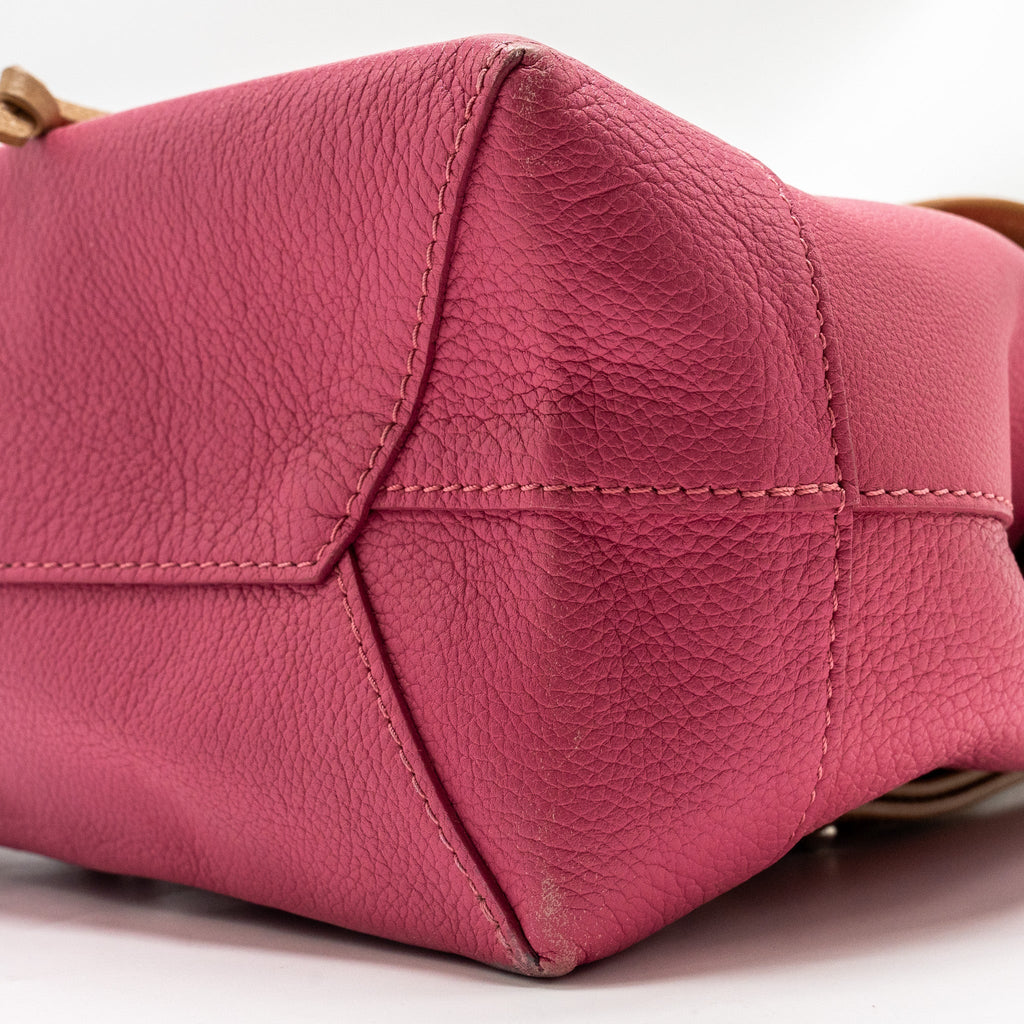 LOUIS VUITTON LOCKME BACKPACK CALFSKIN PINK/BEIGE SHW