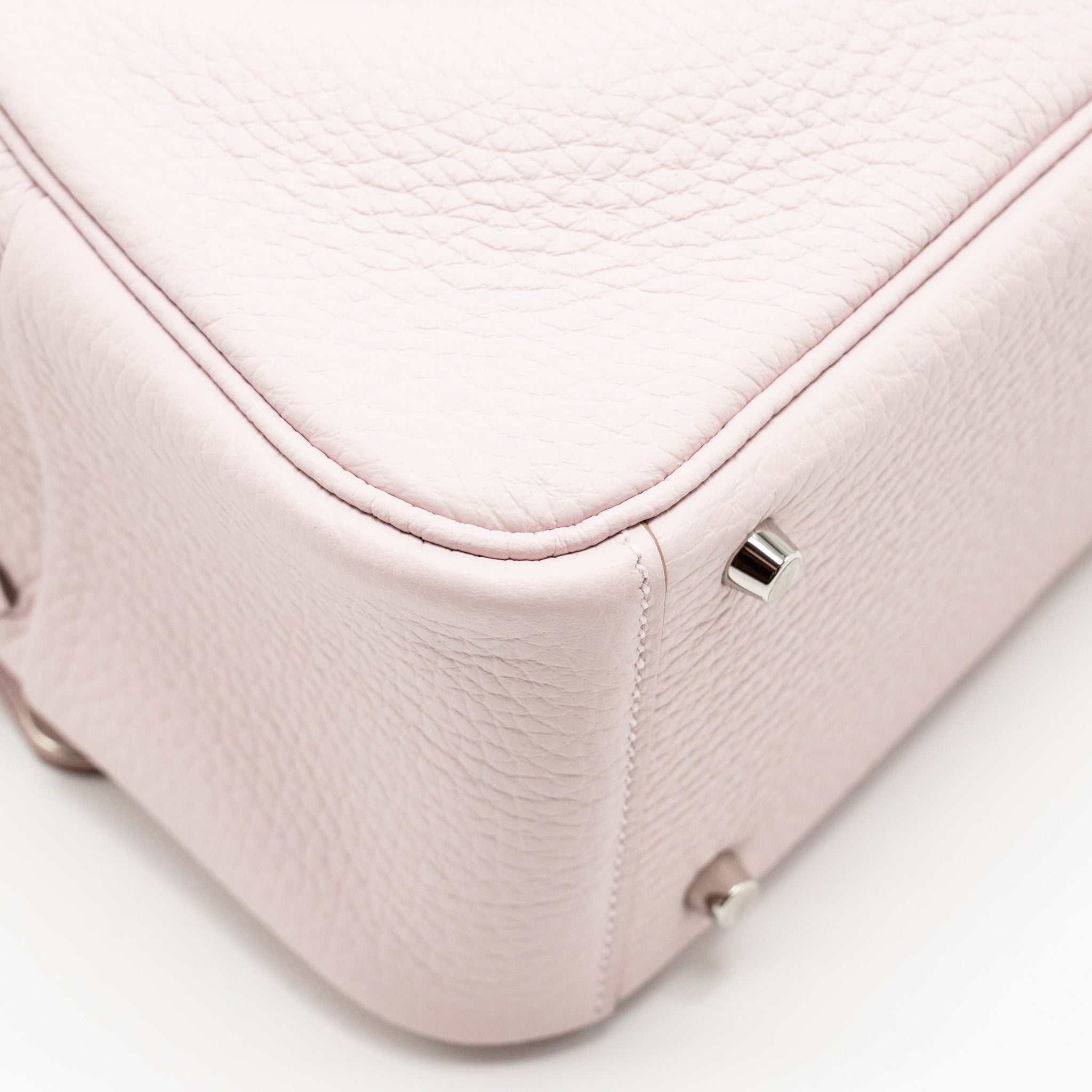 HERMES MINI LINDY CLEMENCE MAUVE PALE SHW