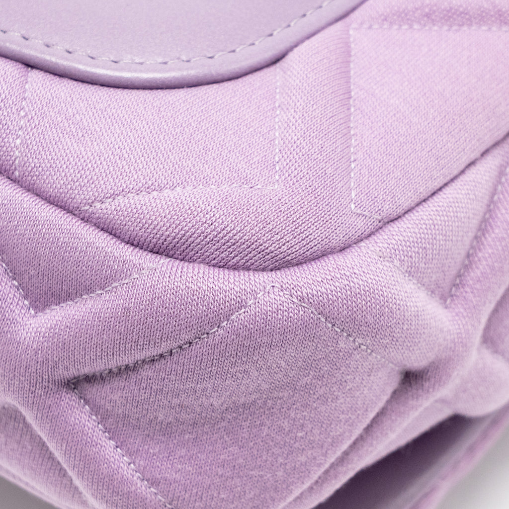 CHANEL 19 BELT/WAIST BAG FABRIC PURPLE MULTICOLOURED HARDWARE