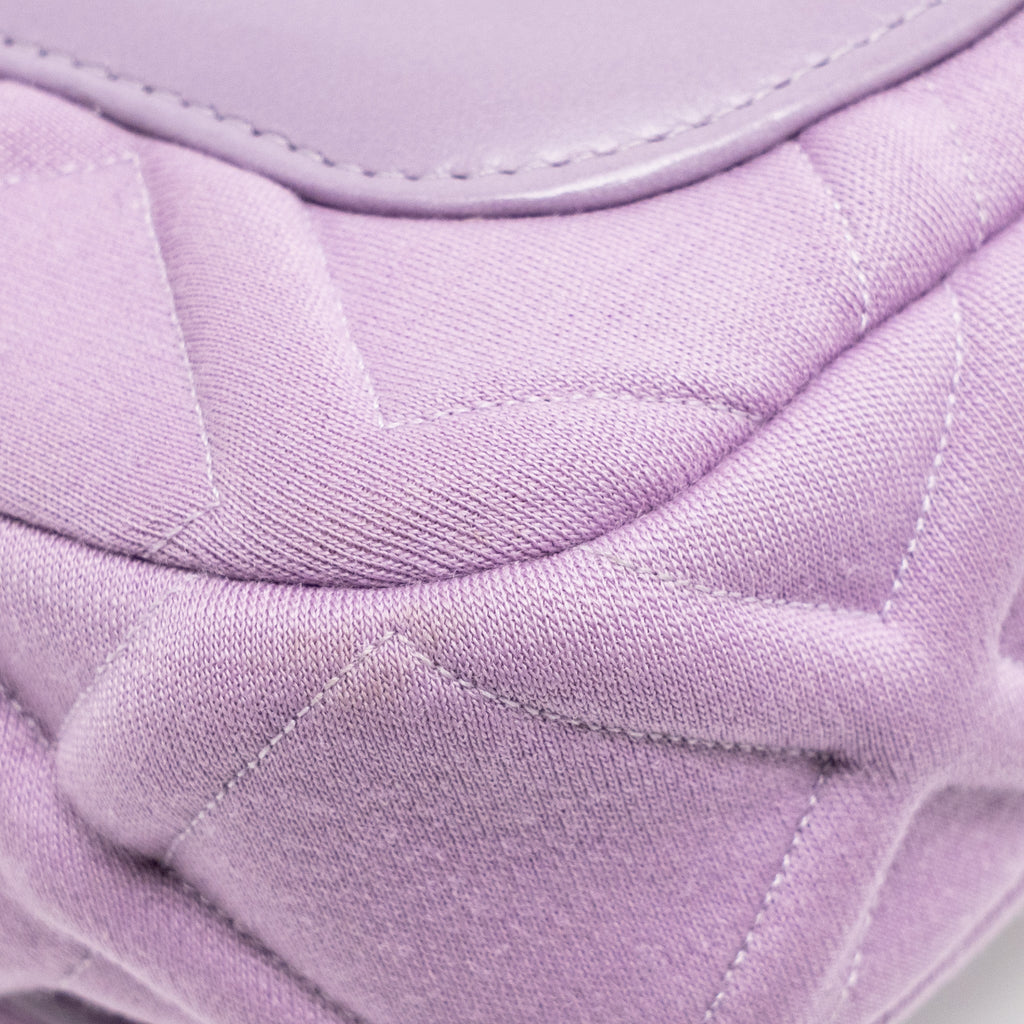 CHANEL 19 BELT/WAIST BAG FABRIC PURPLE MULTICOLOURED HARDWARE