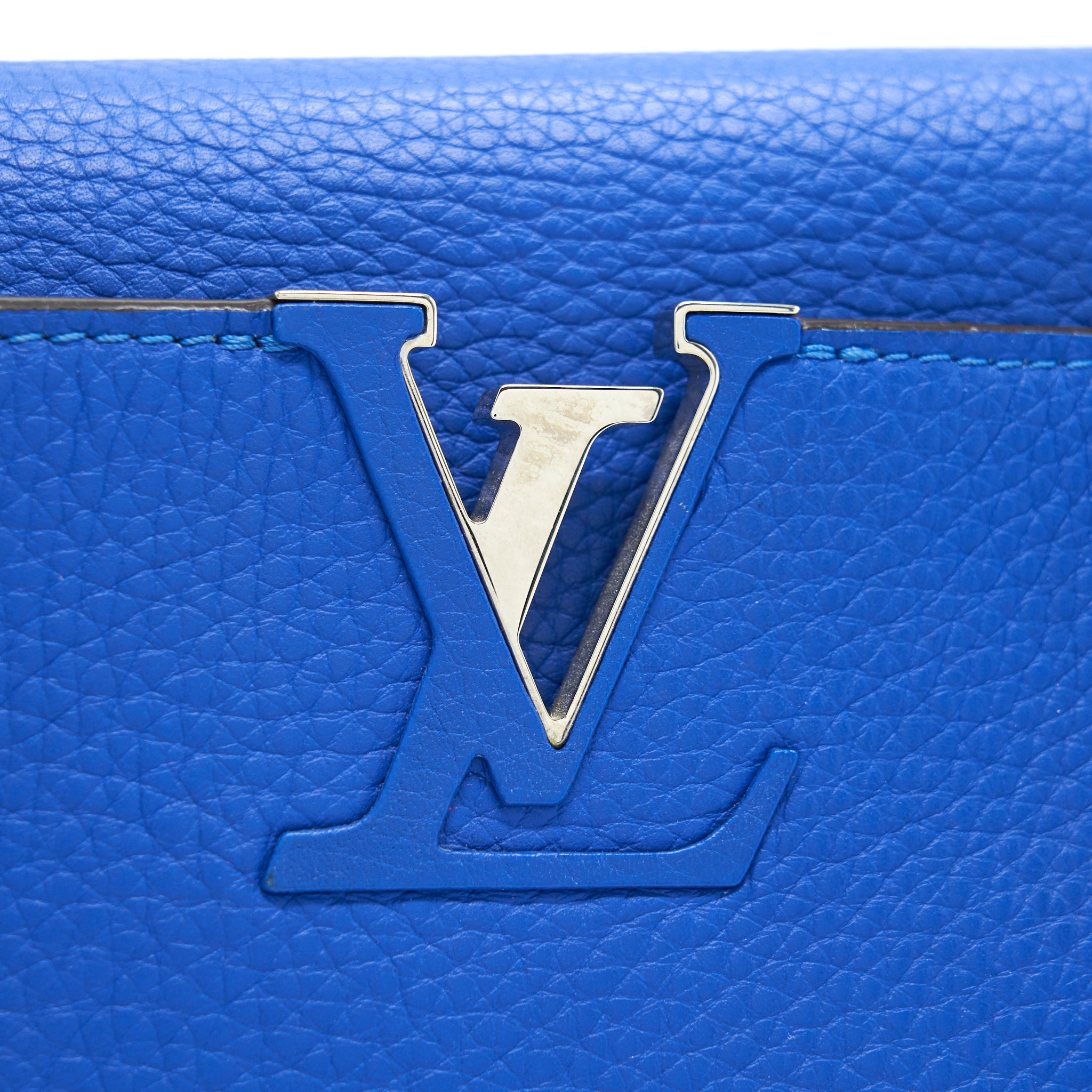 LOUIS VUITTON CAPUCINES ROYAL BLUE MM