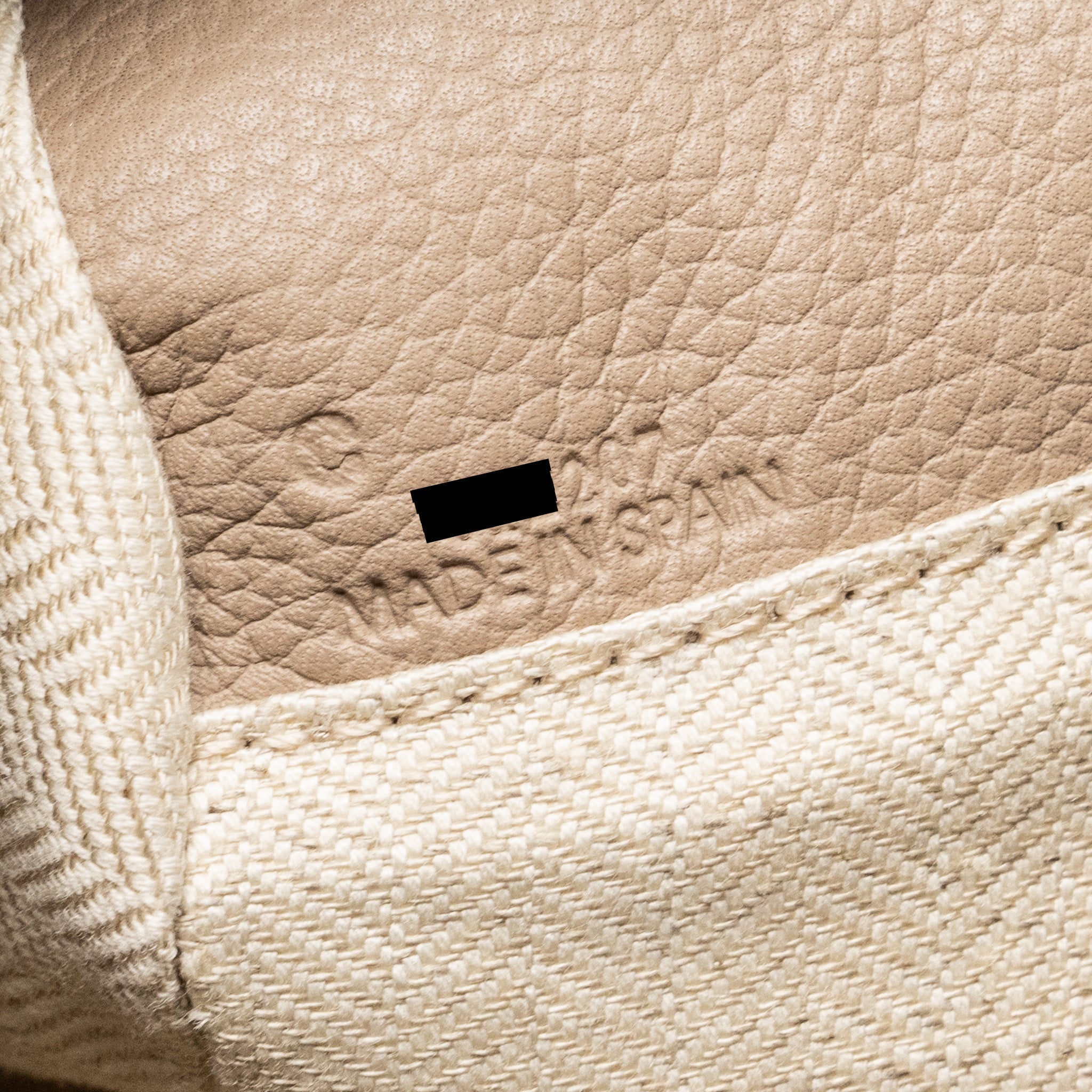 LOEWE SMALL PUZZLE BAG CALFSKIN SAND GHW