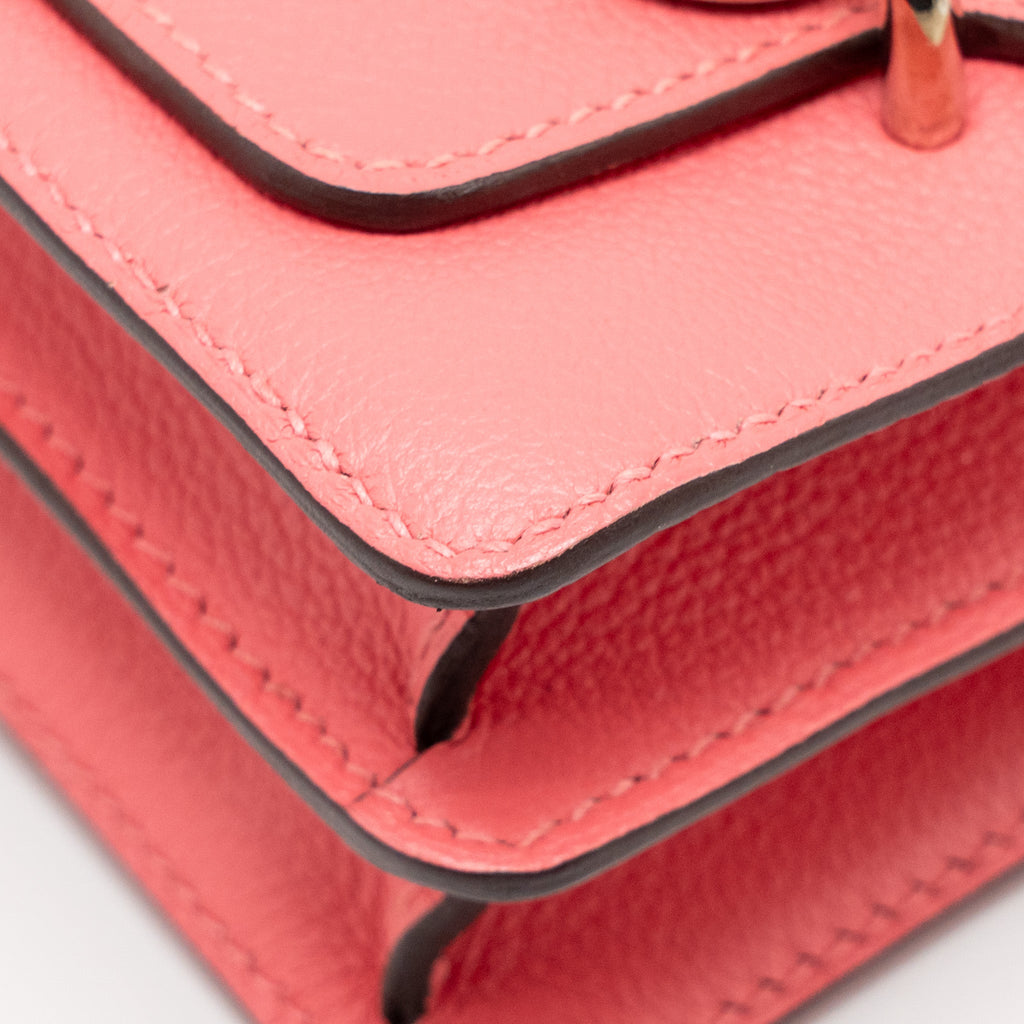 HERMES MINI ROULIS EVERCOLOR ROSE AZALEE SHW