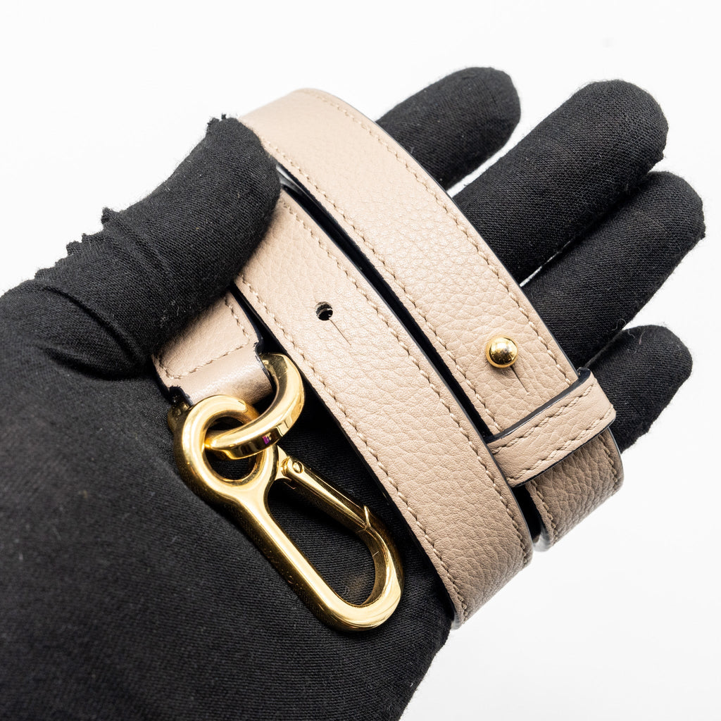 LOEWE SMALL PUZZLE BAG CALFSKIN SAND GHW