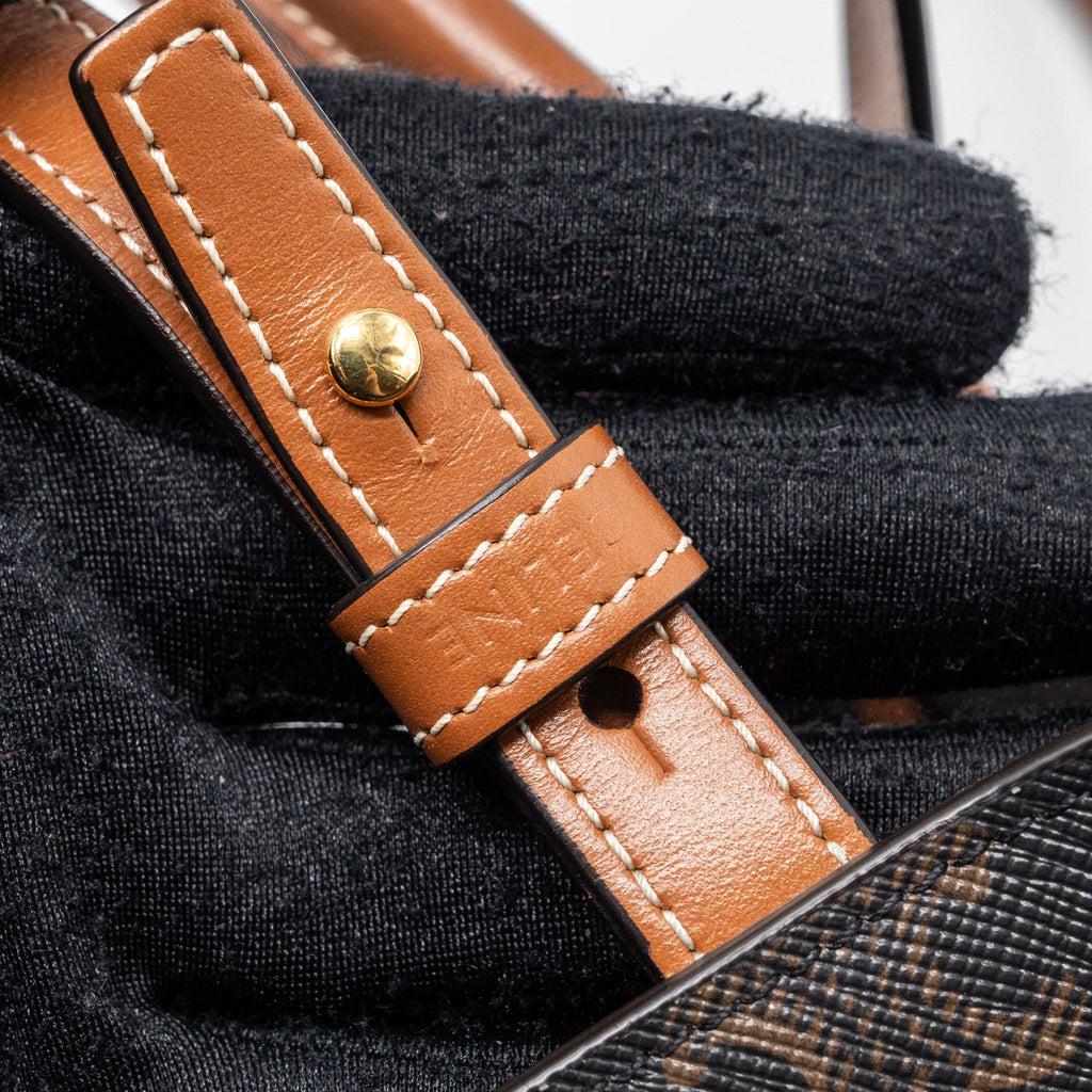 CELINE VERTICAL CABAS TRIOMPHE CANVAS/ LEATHER GHW