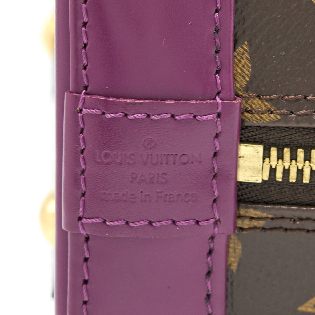 LOUIS VUITTON ALMA BB LIMITED EDITION MONOGRAM CANVAS MULTICOLOUR GHW