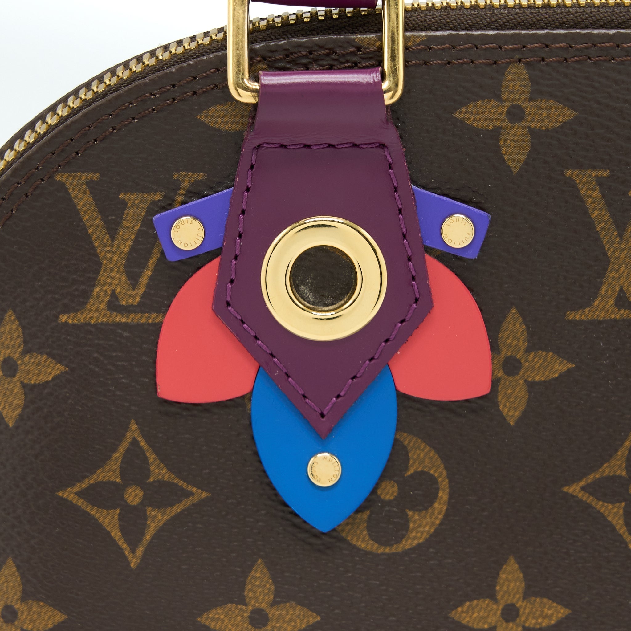 LOUIS VUITTON ALMA BB LIMITED EDITION MONOGRAM CANVAS MULTICOLOUR GHW