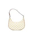 CELINE AVA BAG IN TRIOMPHE CANVAS AND CALFSKIN WHITE