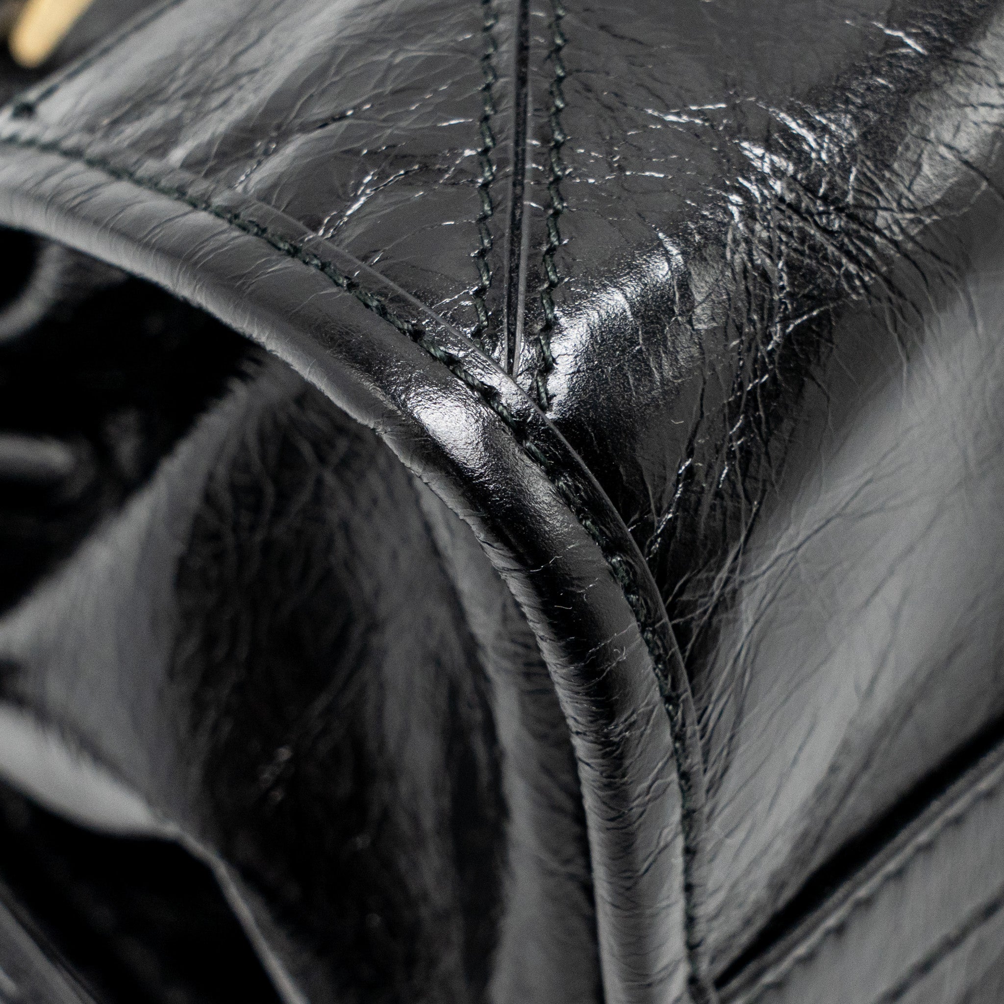PRADA BONNIE MEDIUM LEATHER HANDBAG CALFSKIN BLACK GHW