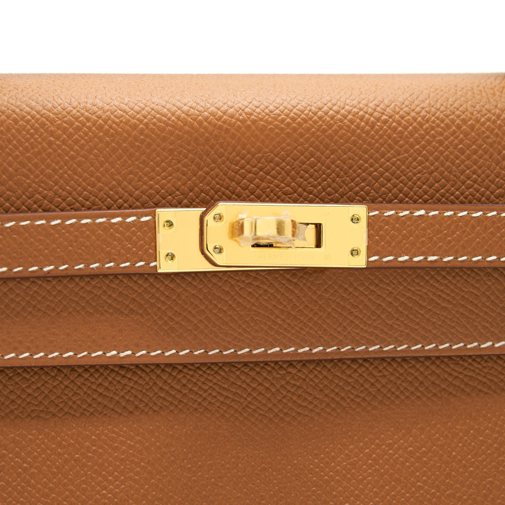HERMES KELLY 25 SELLIER GOLD WITH GHW