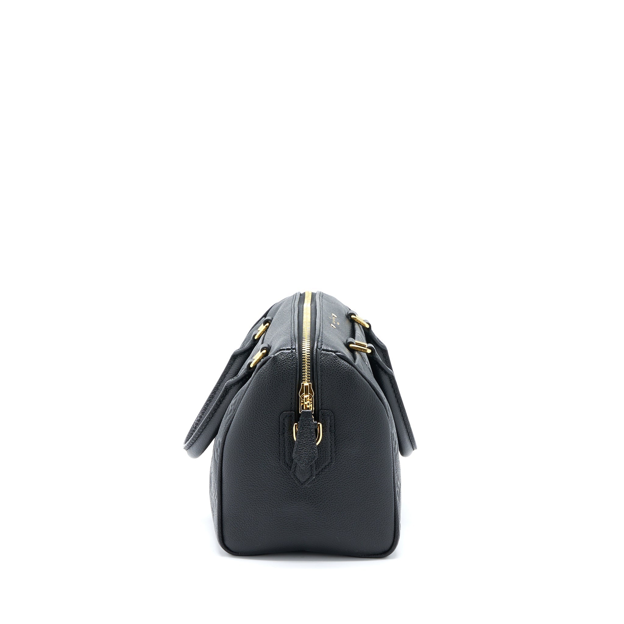 LOUIS VUITTON SPEEDY 25 BANDOULIERE MONOGRAM EMPREINTE BLACK GHW