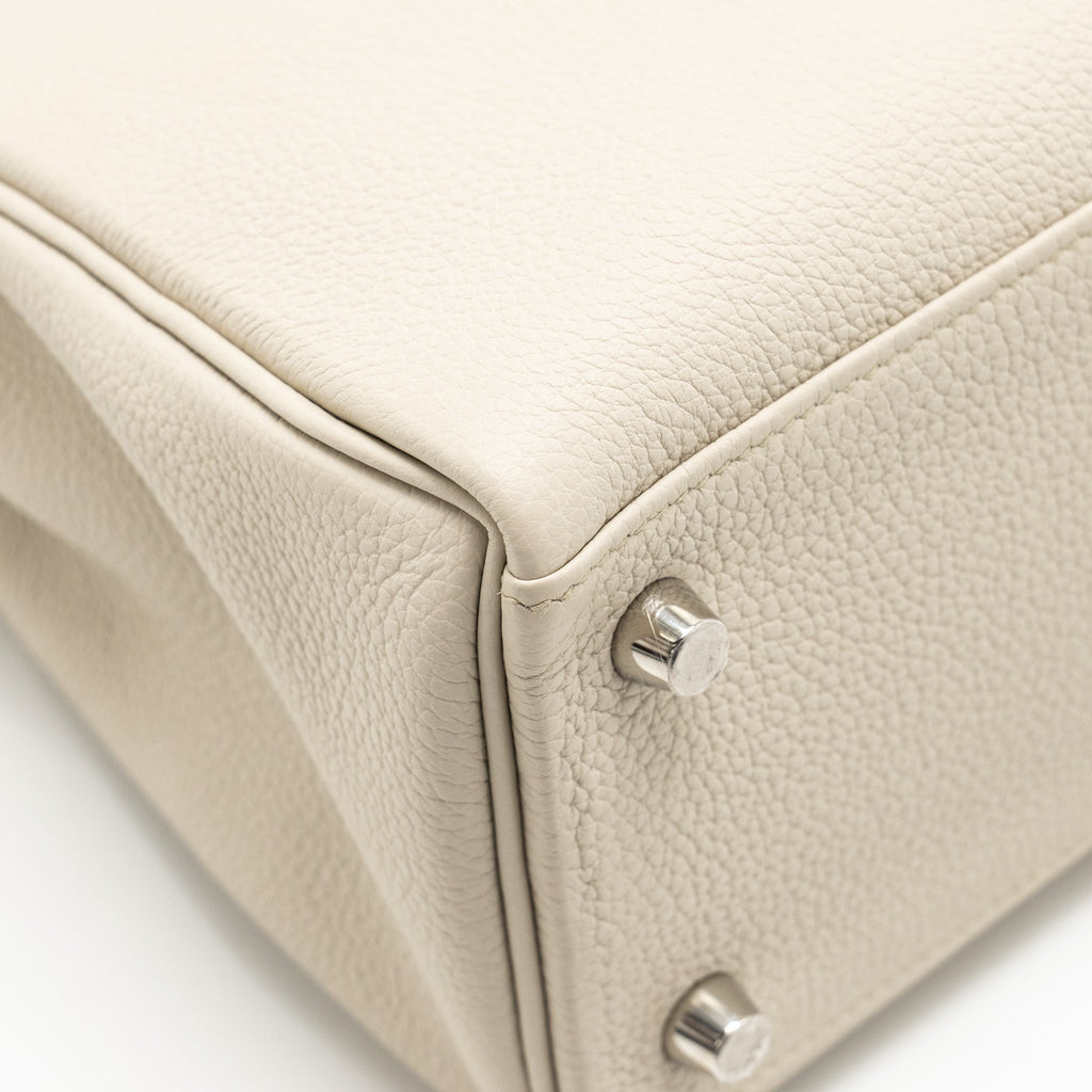 HERMES KELLY 25 STRAP TOGO BETON/GRIS ASPHALTE SHW