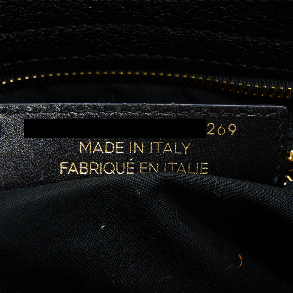 BALENCIAGA EDGED CITY BAG GOATSKIN BLACK GHW