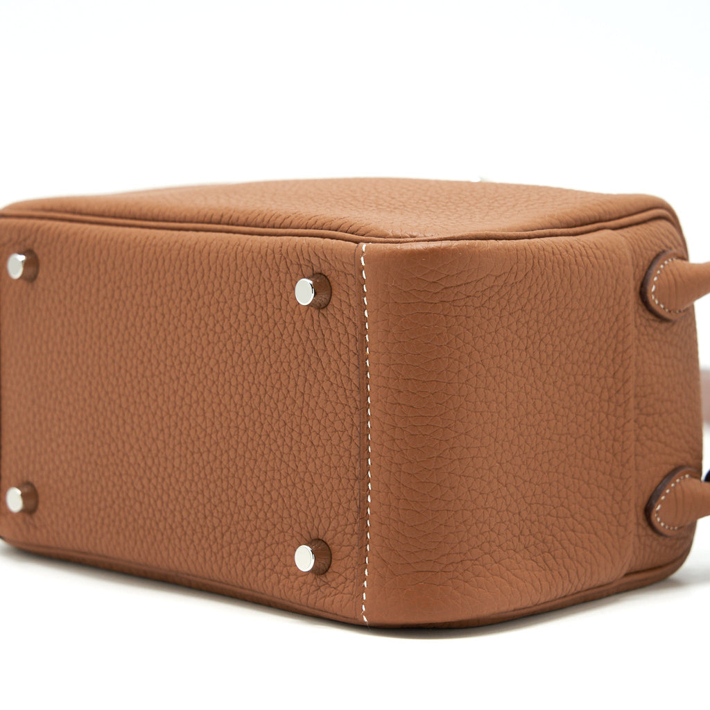HERMES MINI LINDY GOLD WITH SHW