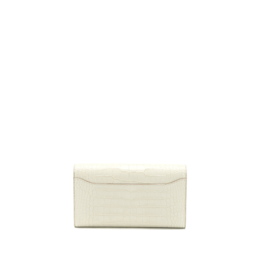 HERMES CONSTANCE TO GO MATTE ALLIGATOR 8L BETON SHW