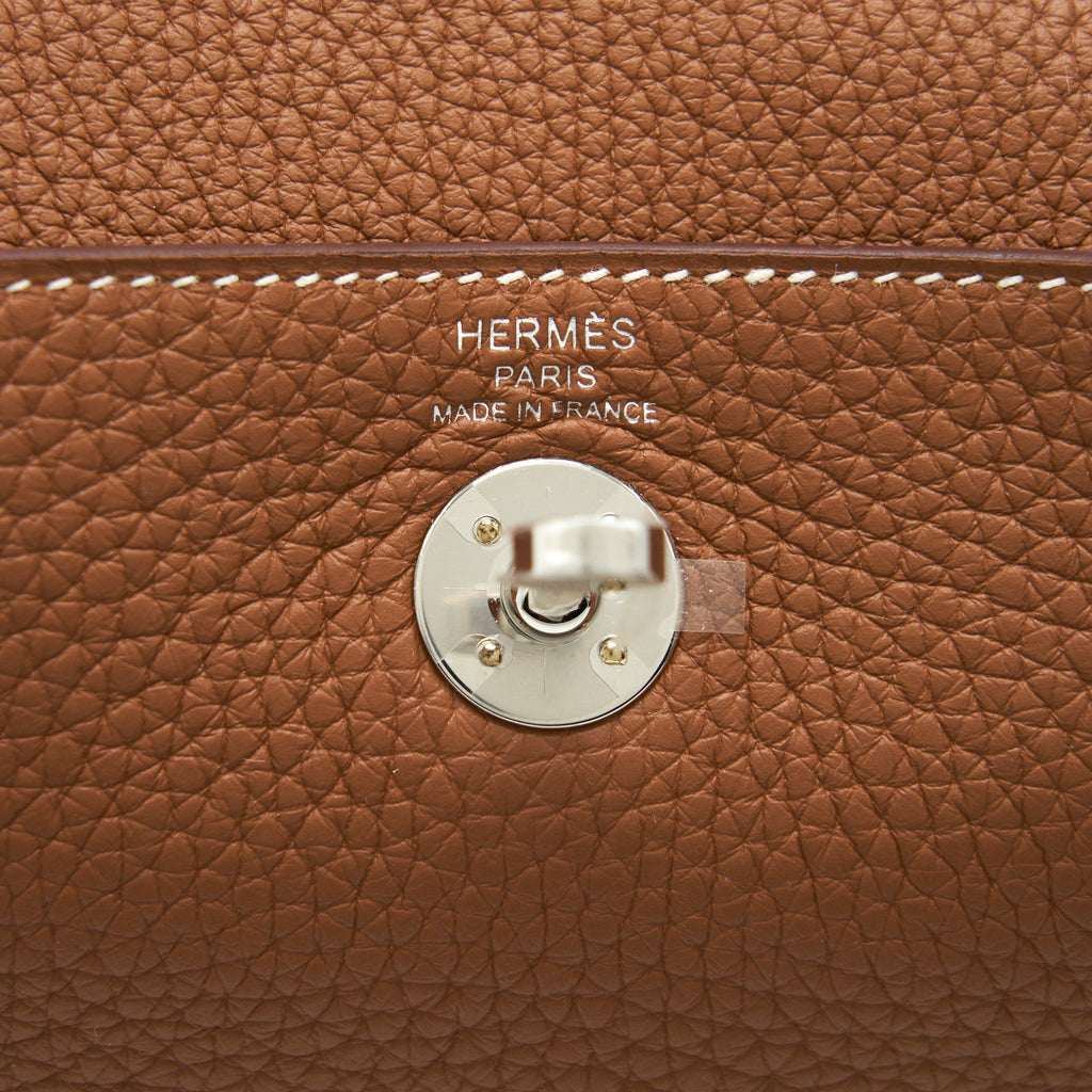 HERMES MINI LINDY GOLD WITH SHW