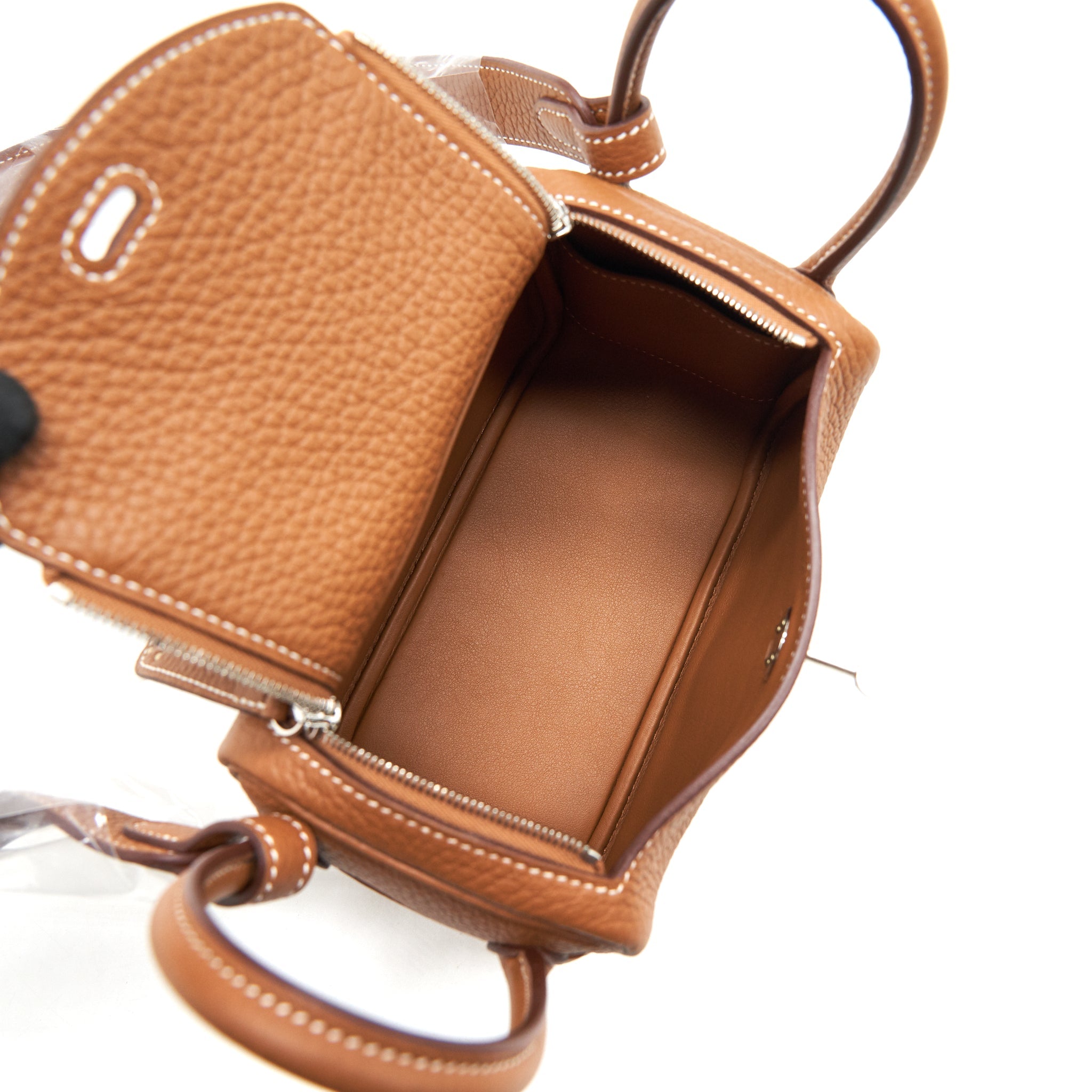 HERMES MINI LINDY GOLD WITH SHW