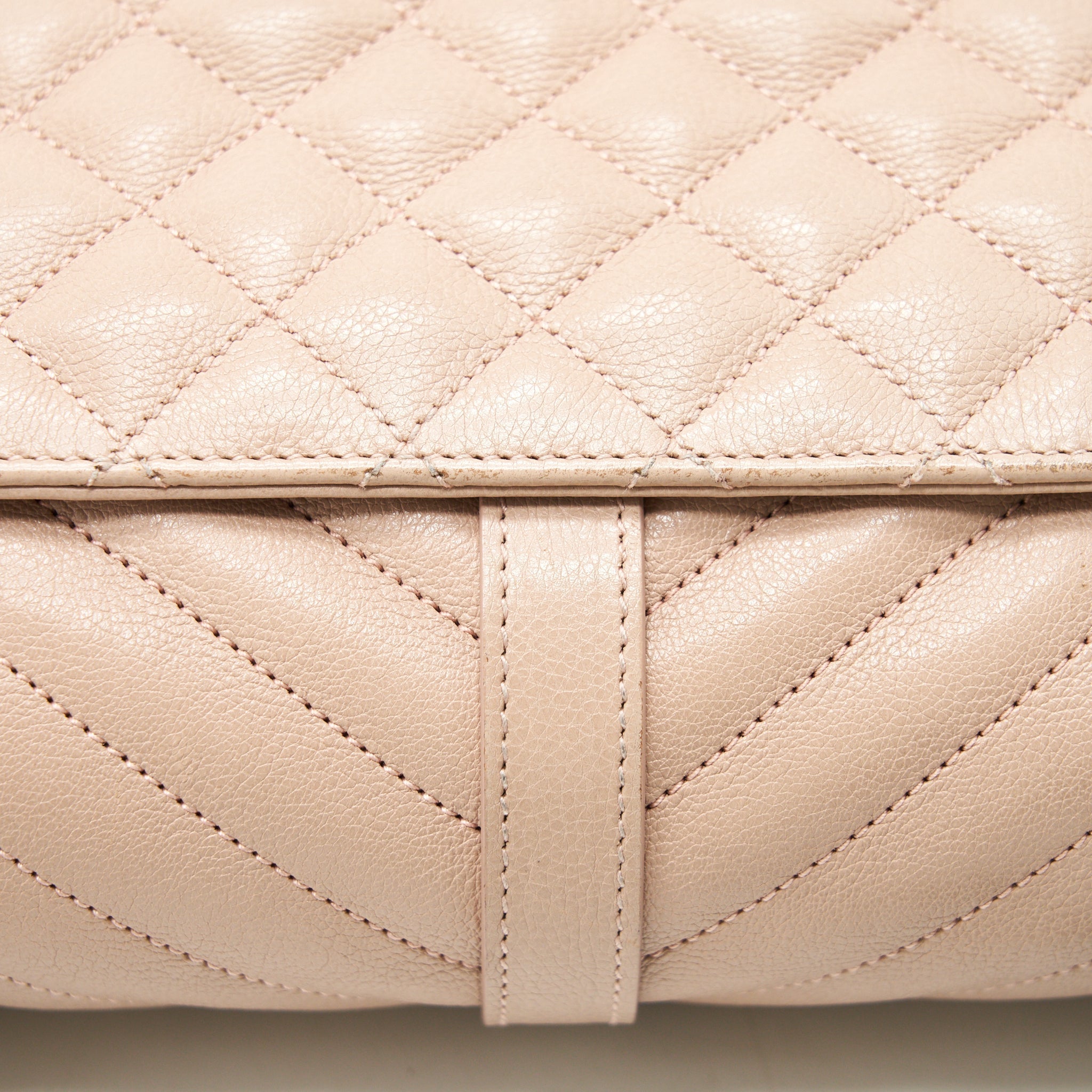 SAINT LAURENT MONOGRAM ENVELOPE BAG DUSTY ROSE