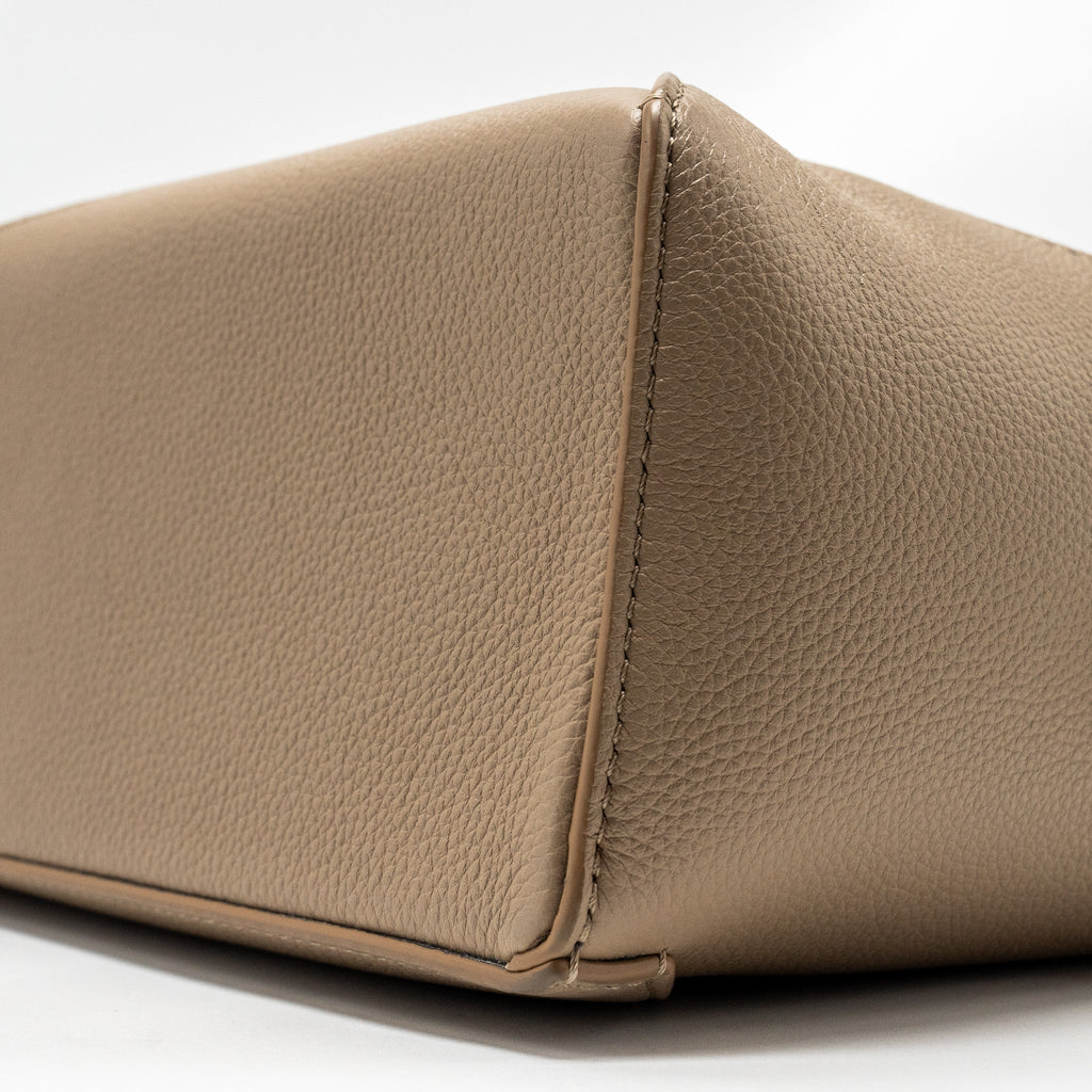 LOEWE SMALL PUZZLE BAG GRAINED CALFSKIN SAND GHW