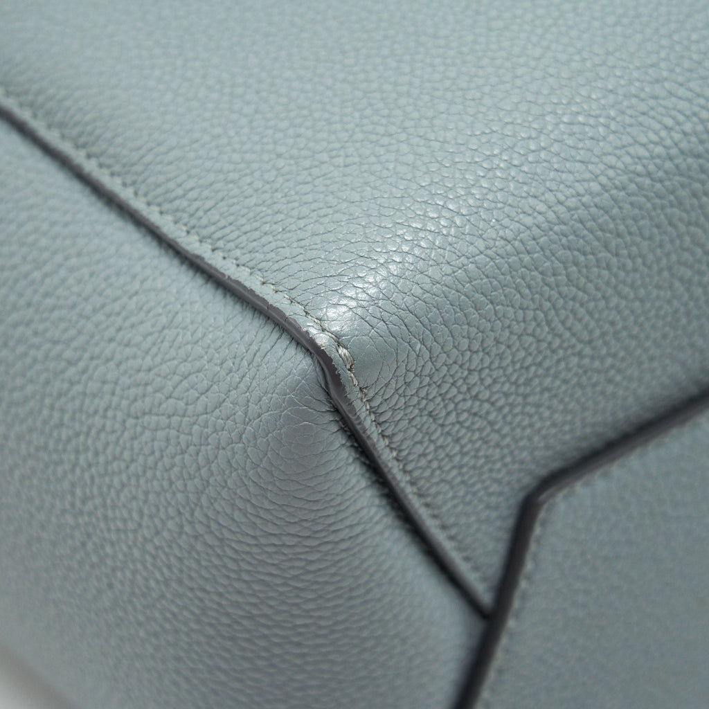 CELINE SMALL SANGLE BUCKET BAG IN GREY