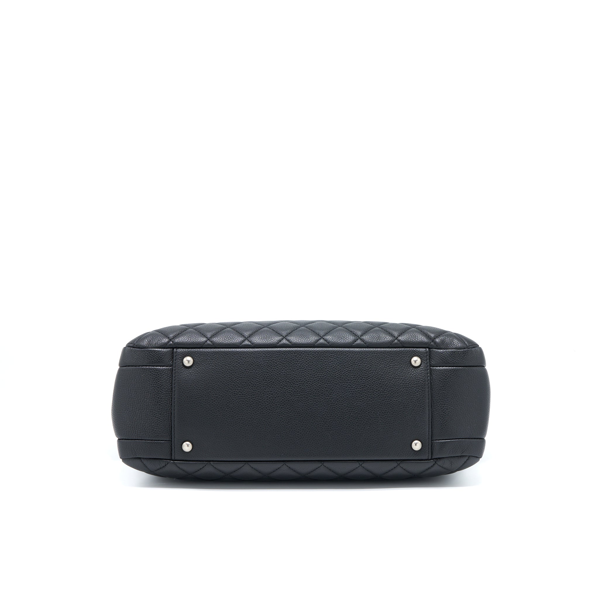 CHANEL URBAN COMPANION TOTE BAG CAVIAR BLACK RUTHENIUM HARDWARE