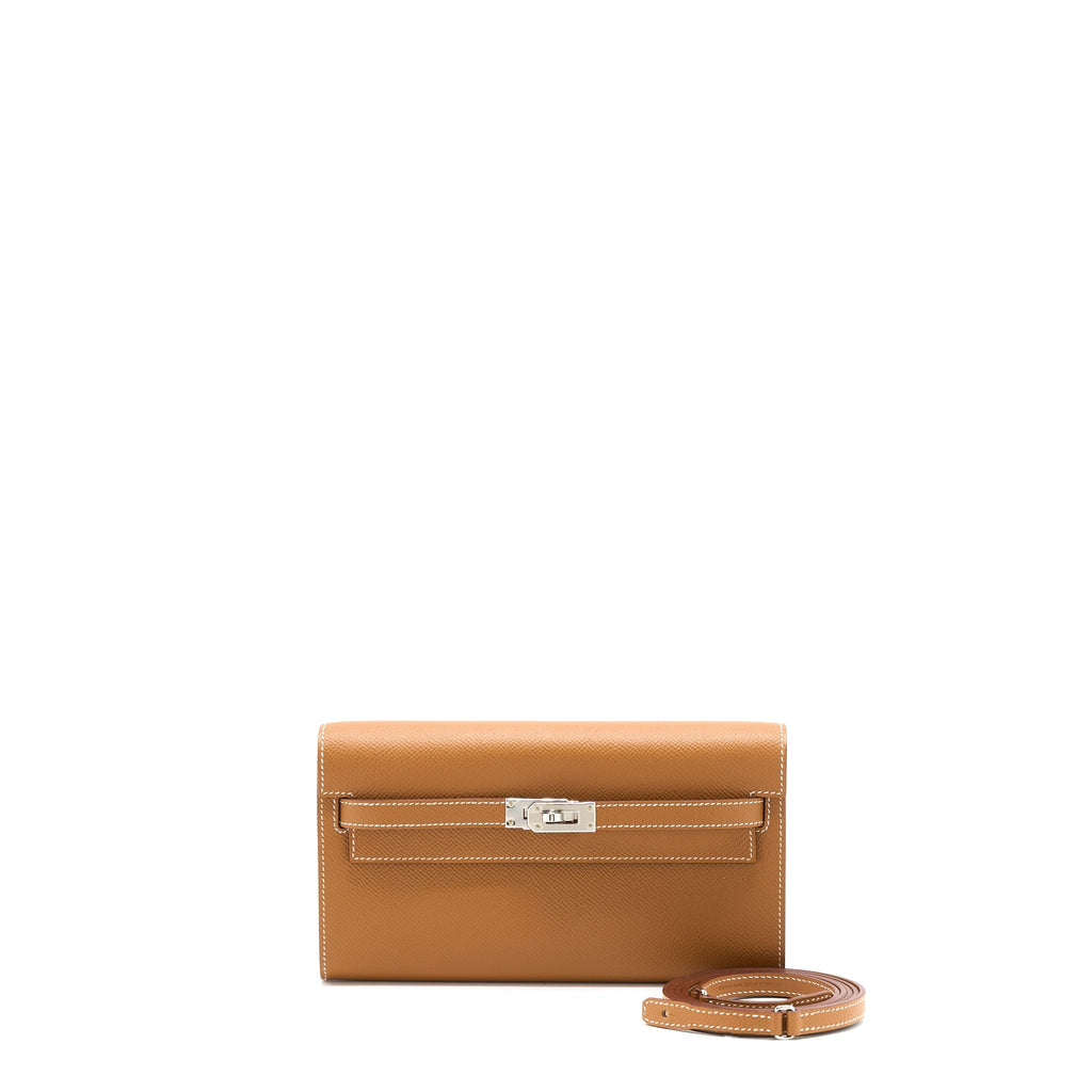 HERMES KELLY TO GO EPSOM GOLD SHW