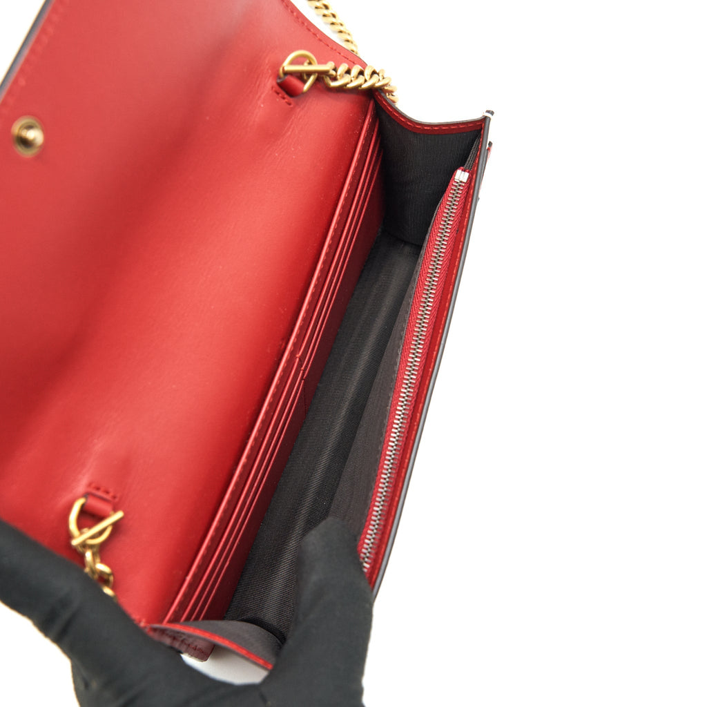 GUCCI QUEEN MARGARET LEATHER MINI BAG
