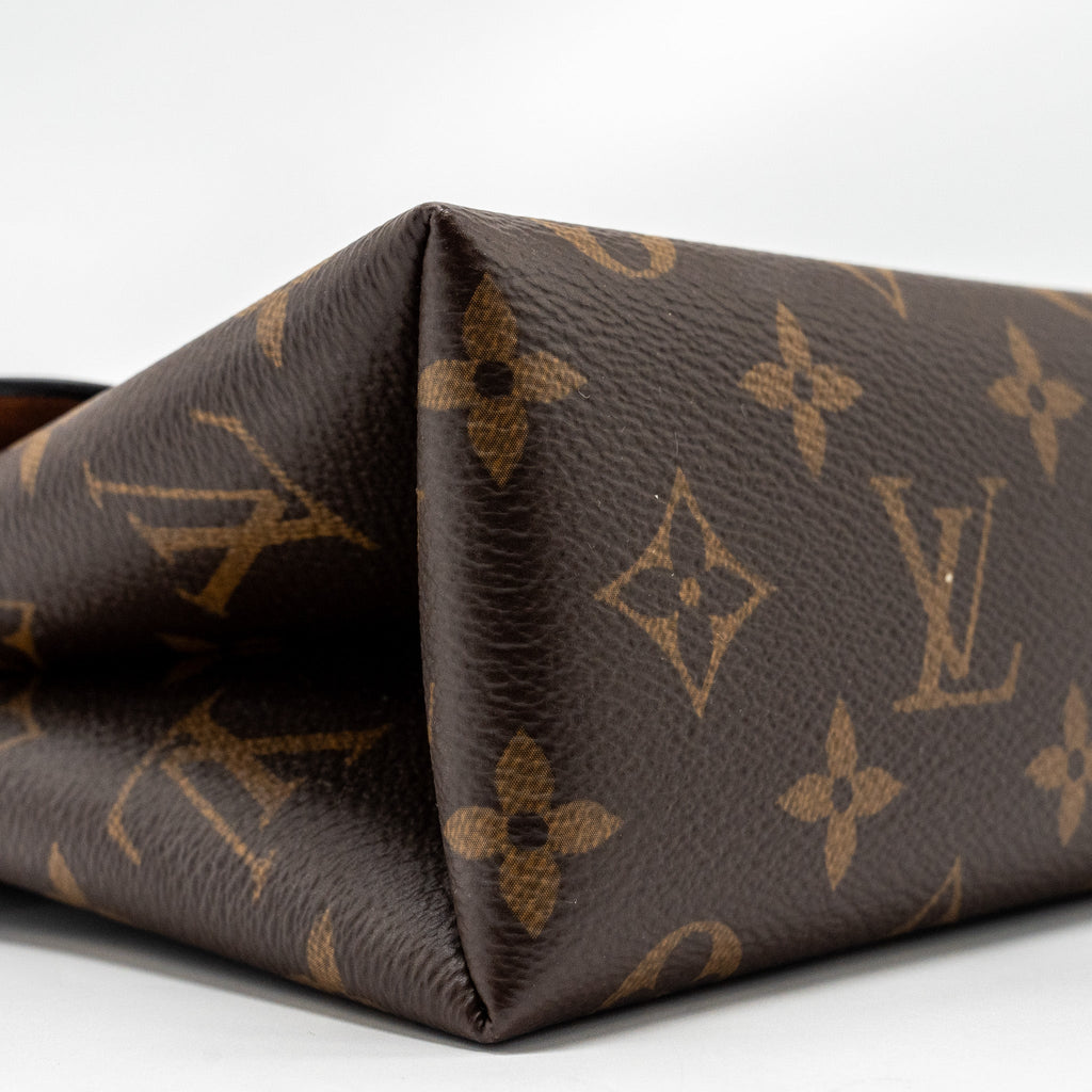 LOUIS VUITTON LOCK BB MONOGRAM CANVAS BROWN GHW