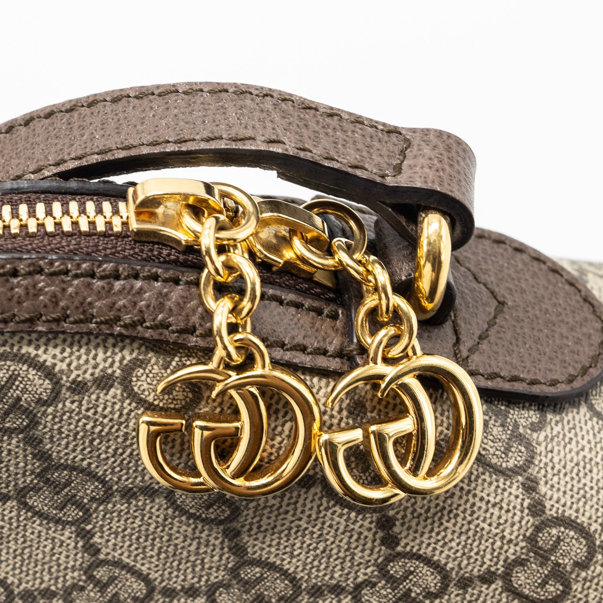GUCCI OPHIDIA SHOULDER BAG GG SUPREME CANVAS GHW