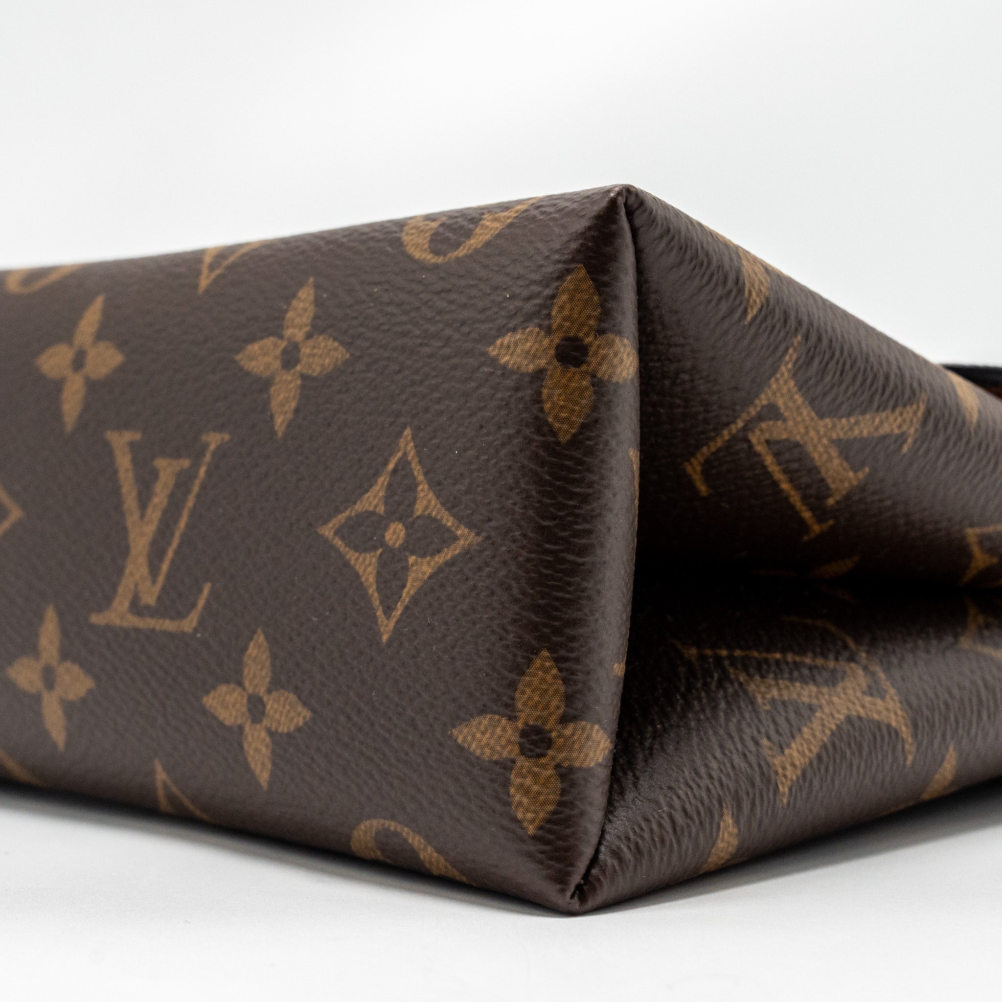 LOUIS VUITTON LOCK BB MONOGRAM CANVAS BROWN GHW