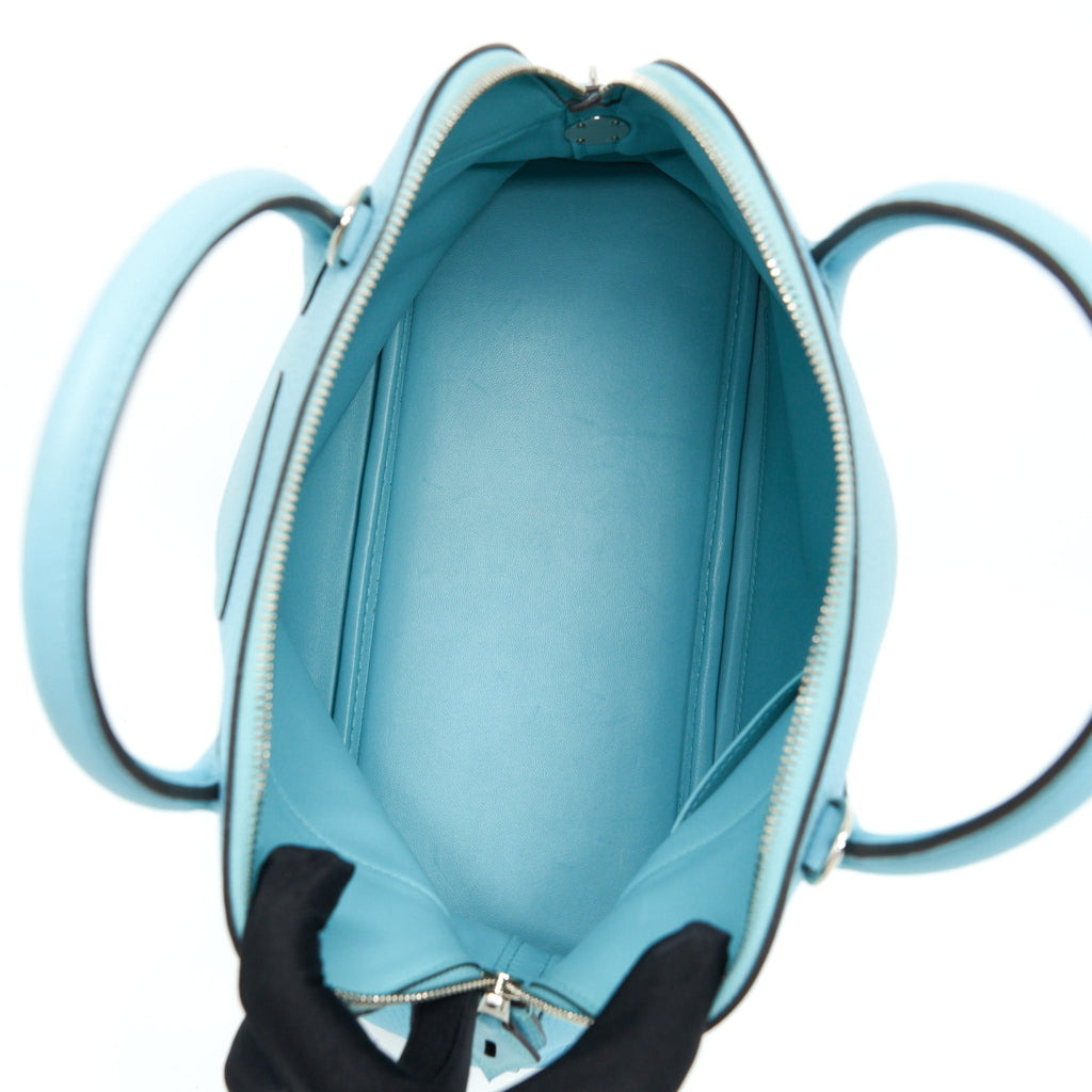 HERMES BOLIDE 31 CLEMENCE BLUE ATOLL SHW