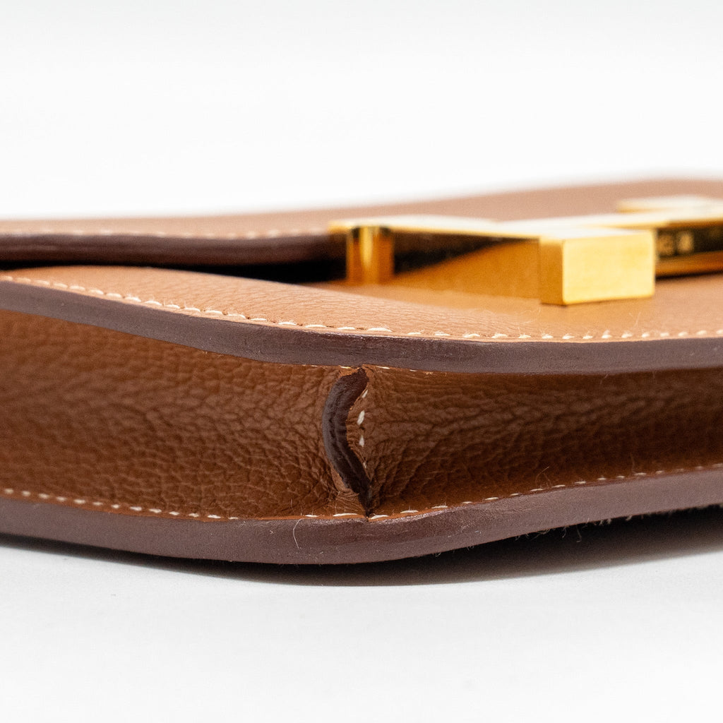 HERMES CONSTANCE SLIM EVERCOLOR GOLD GHW