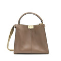 FENDI PEEKABOO X-LITE MEDIUM BROWN GHW