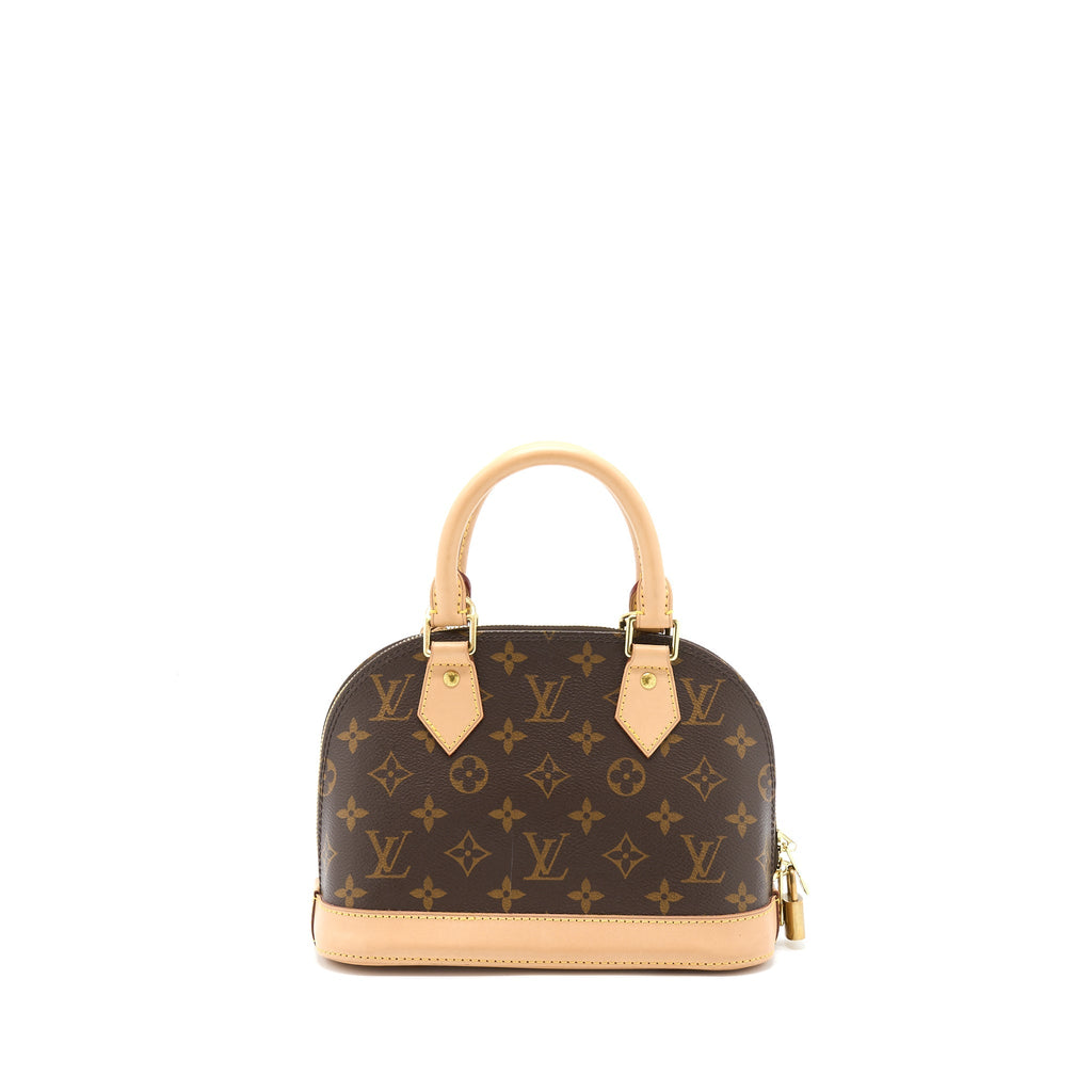 LOUIS VUITTON ALMA BB MONOGRAM CANVAS GHW