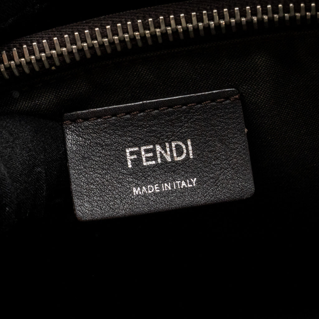 FENDI BY THE WAY BOSTON BAG CALFSKIN LIGHT BEIGE SHW