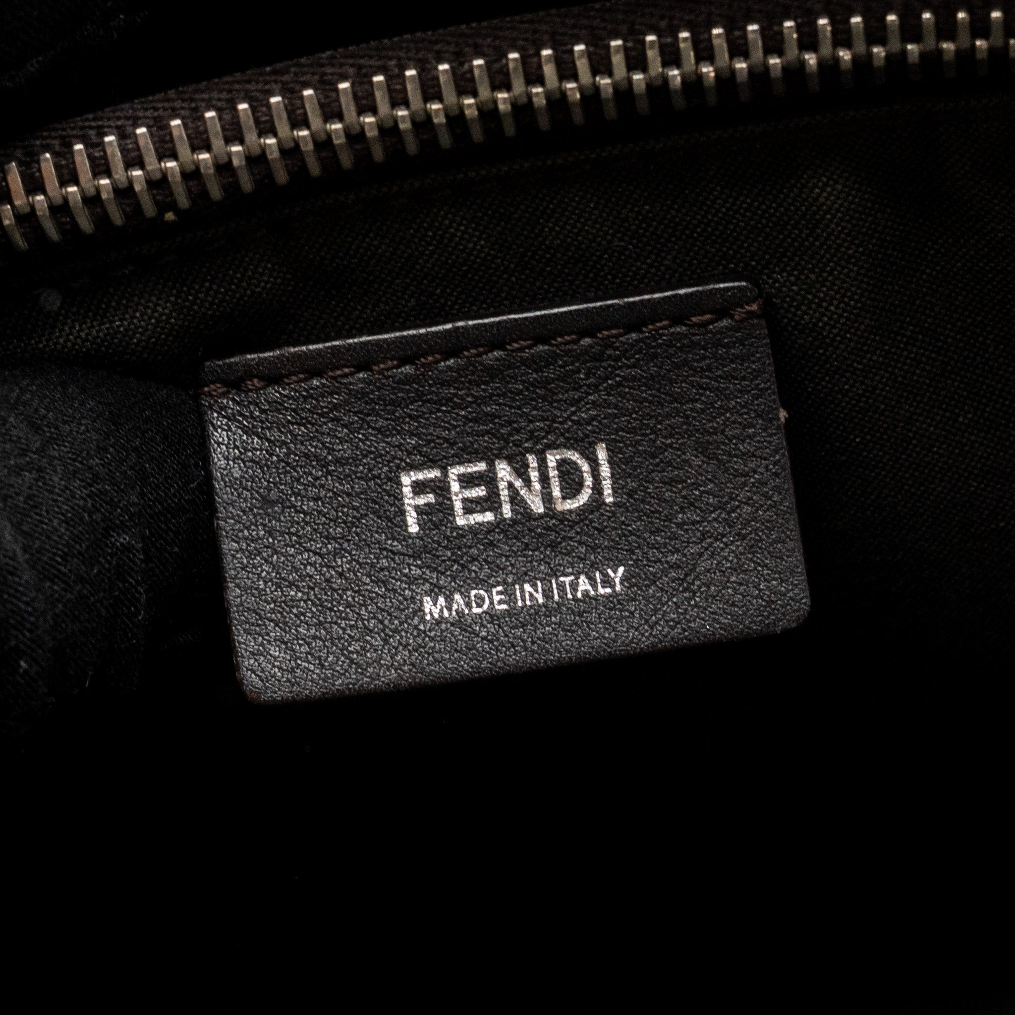 FENDI BY THE WAY BOSTON BAG CALFSKIN LIGHT BEIGE SHW