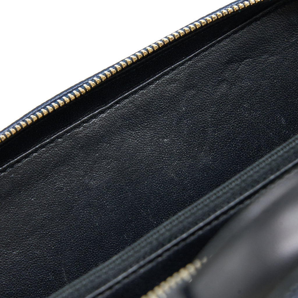 CHANEL MEDIUM FILIGREE VANITY CAMERA BAG CAVIAR BLUE/BLACK GHW