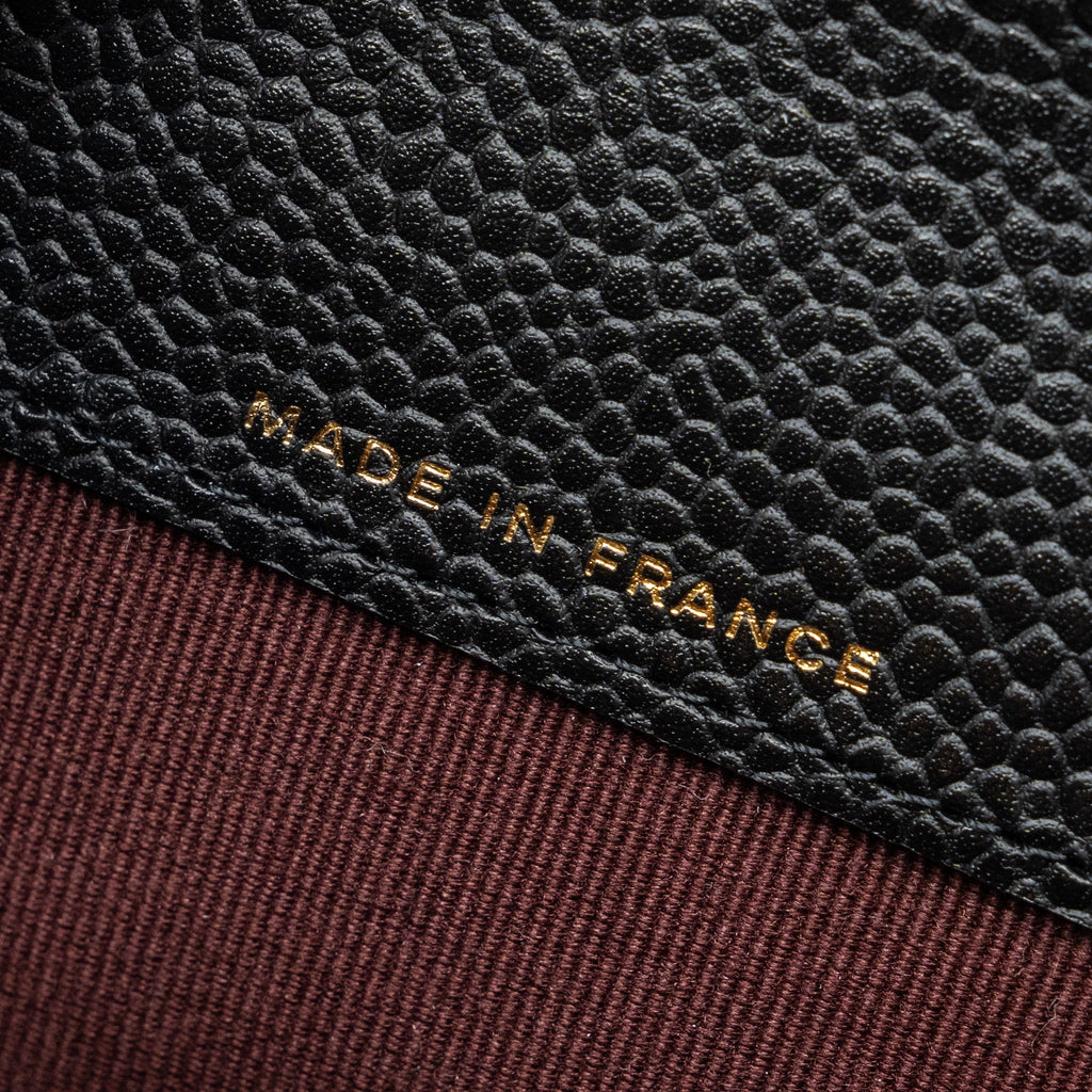 CHANEL CLASSIC FLAP CARD HOLDER CAVIAR BLACK GHW (MICROCHIP)