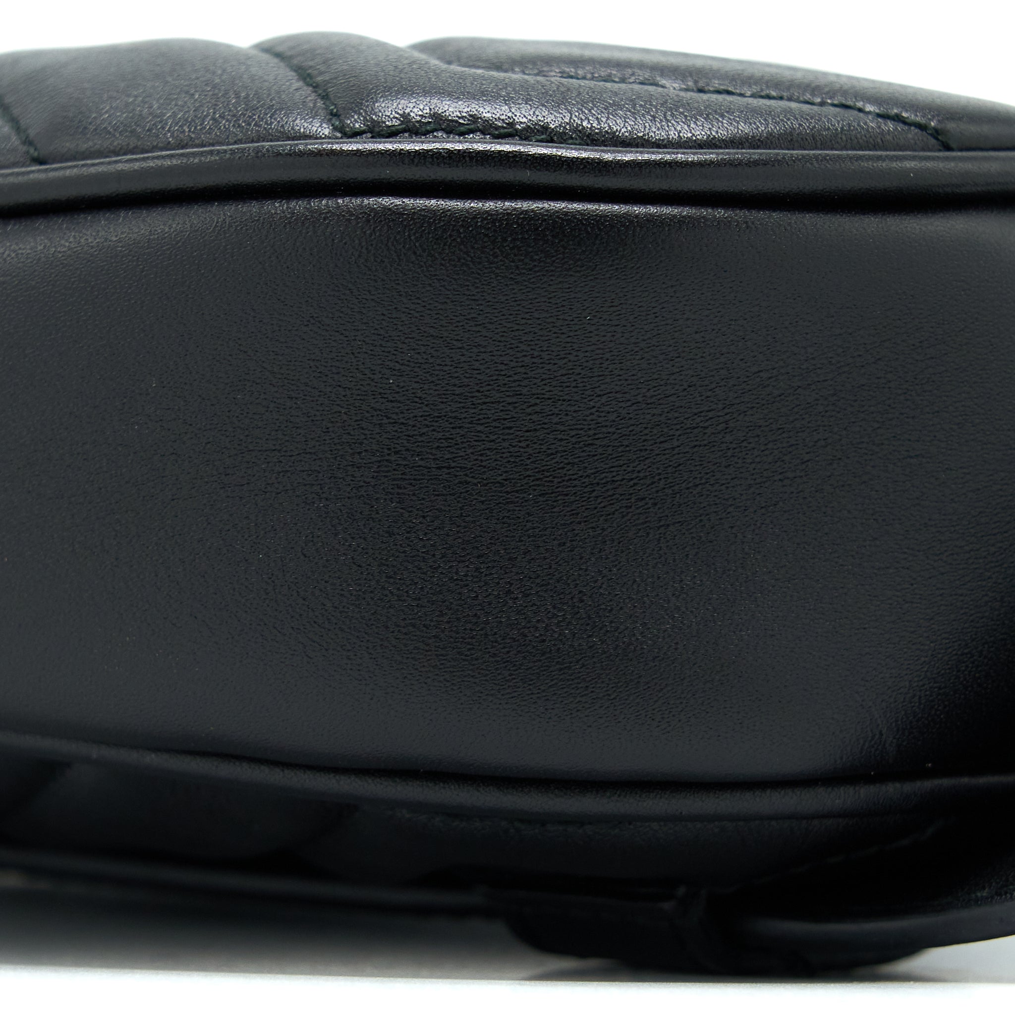 GUCCI SIZE95 MARMONT BELT BAG BLACK GHW