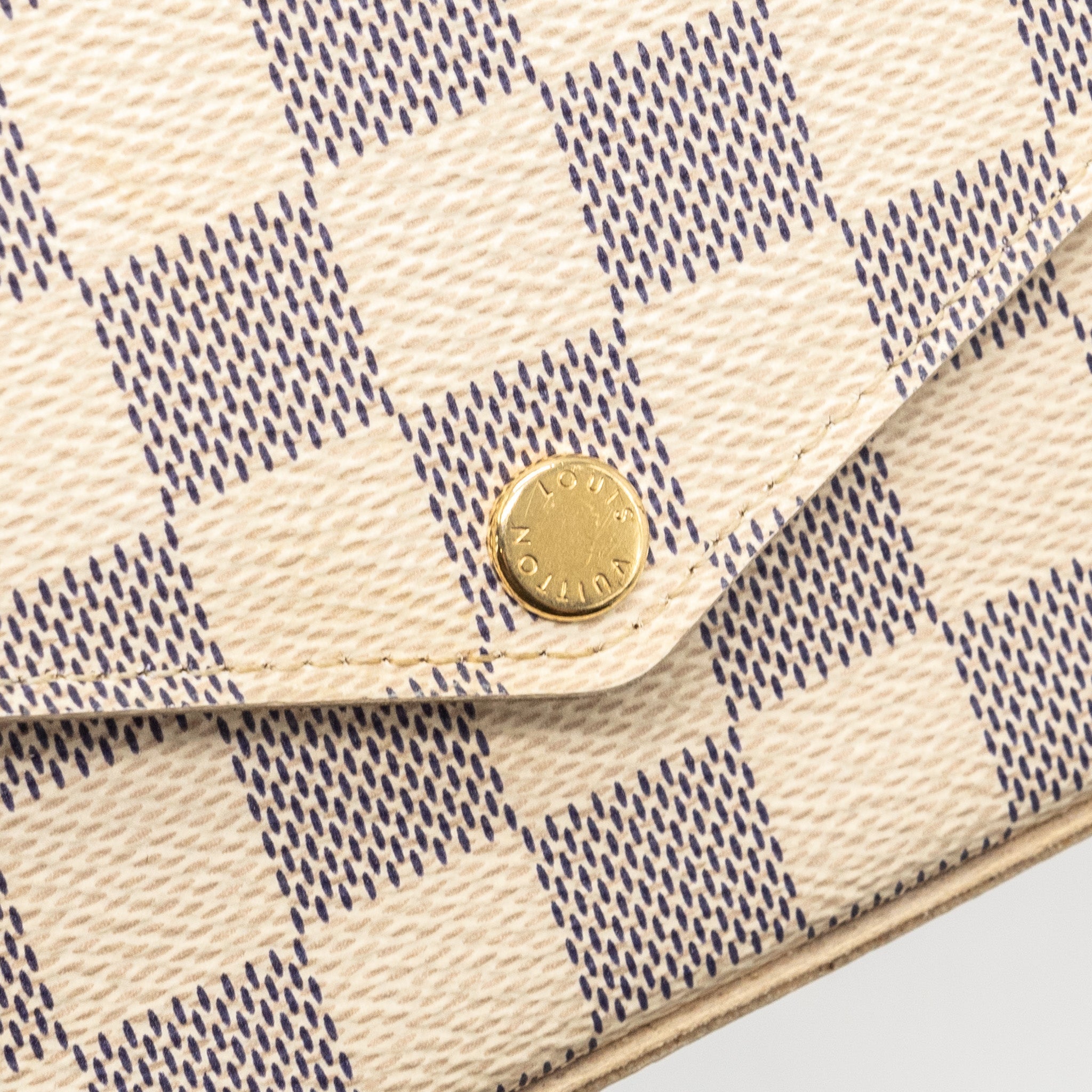 LOUIS VUITTON FELICIE POCHETTE DAMIER AZUR CANVAS GHW
