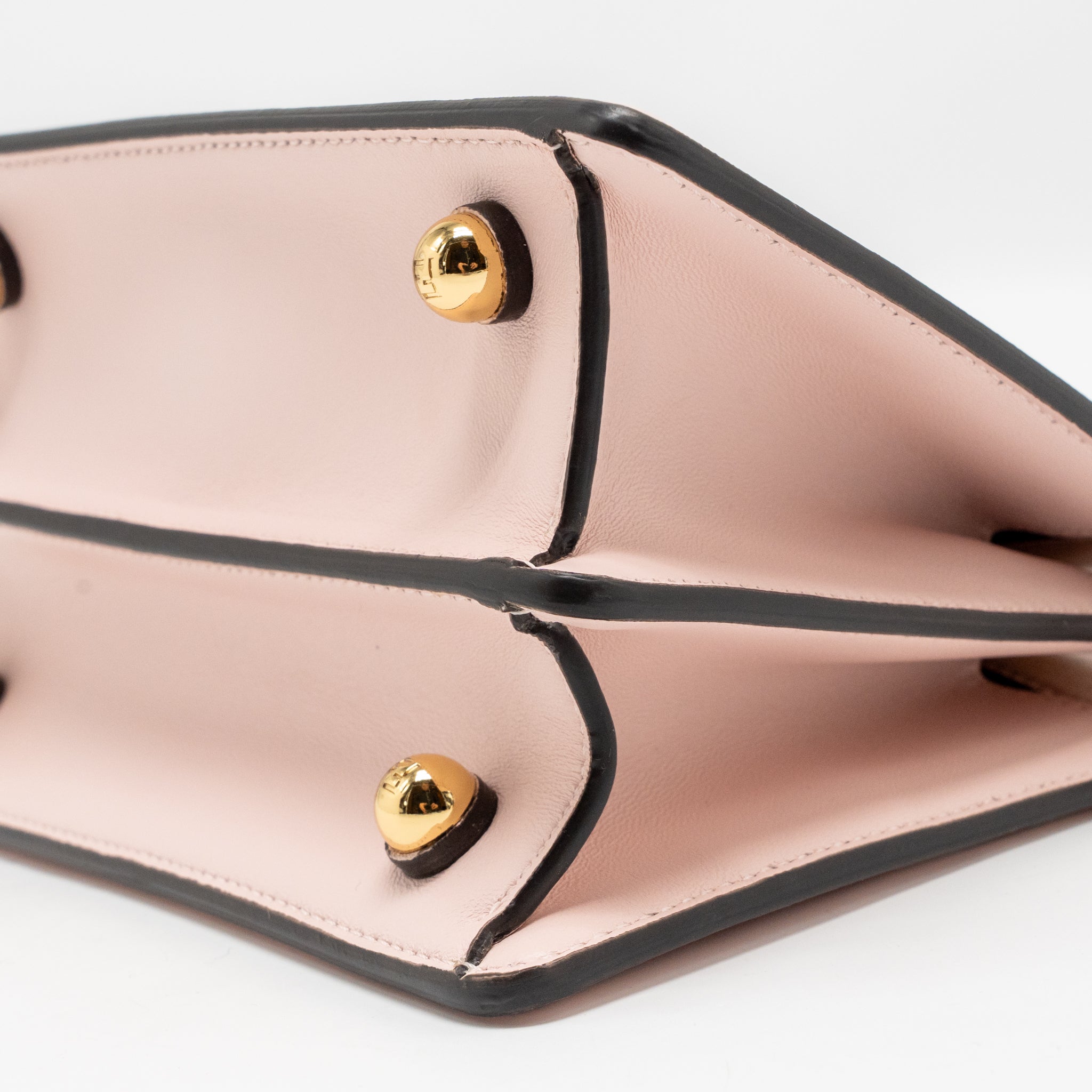 FENDI MINI PEEKABOO ISEEU PETITE BAG CALFSKIN PALE PINK GHW